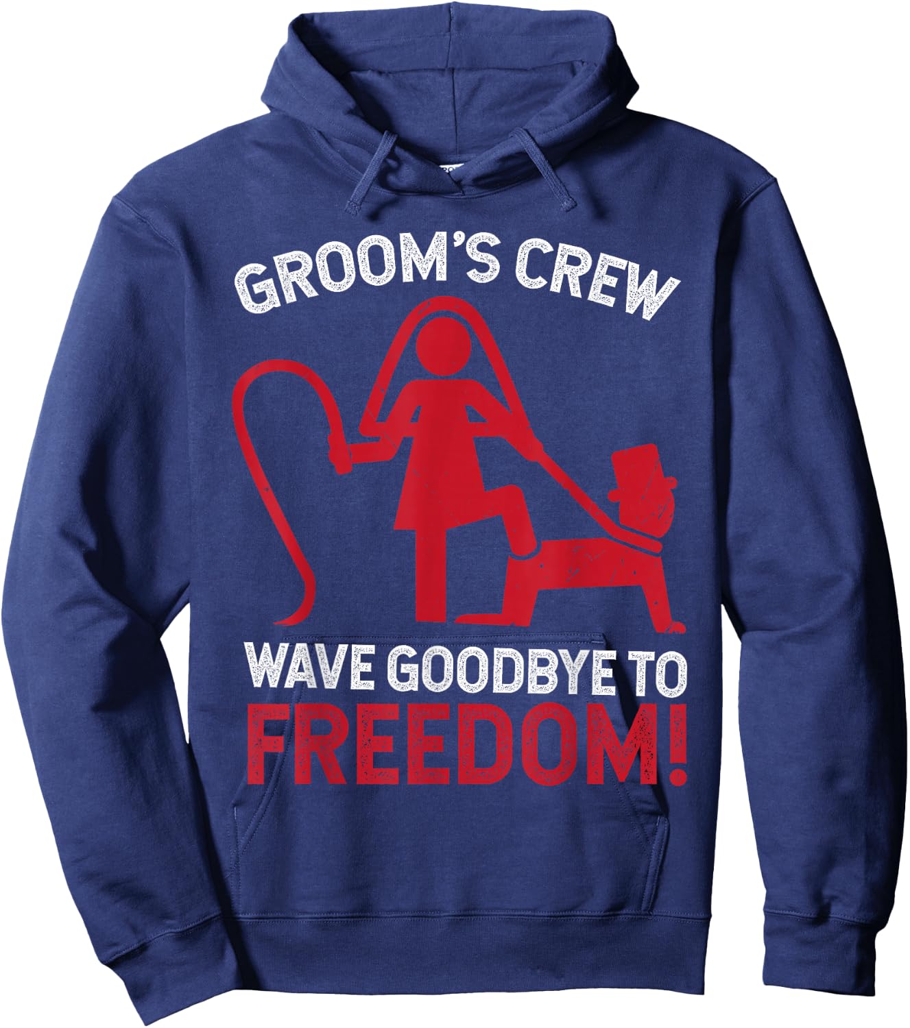 Groom's Crew T Shirt | Groom Groomsmen | Bachelor Party Hoodie - Hoodie | Navy