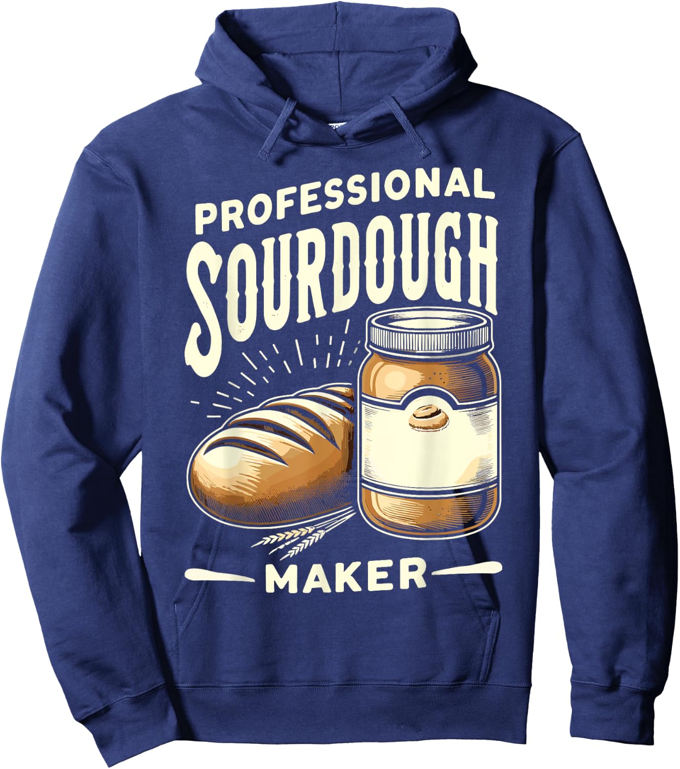 Bread Baking Sourdough Funny Hoodie - Hoodie | Navy