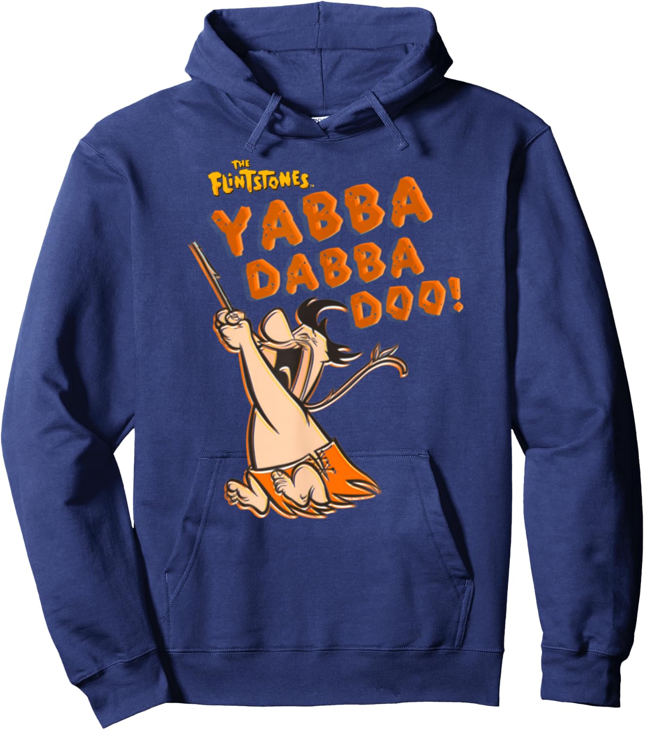 The Flintstones Fred Yabba Dabba Doo! Hoodie - Hoodie | Navy