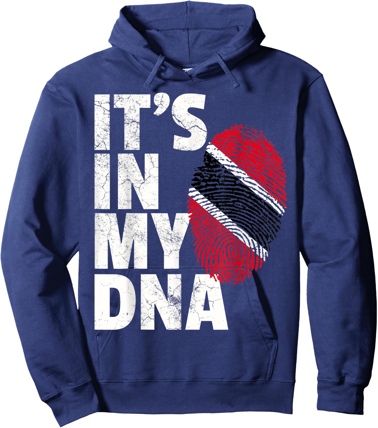 IT'S IN MY DNA Trinidad and Tobago Flag Christmas Gift Hoodie - Hoodie | Navy