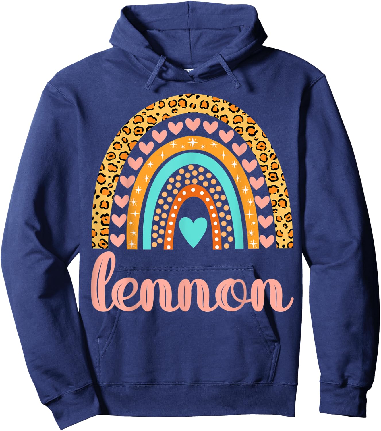 Lennon Lennon Name Birthday Shirt Gift Hoodie - Hoodie | Navy