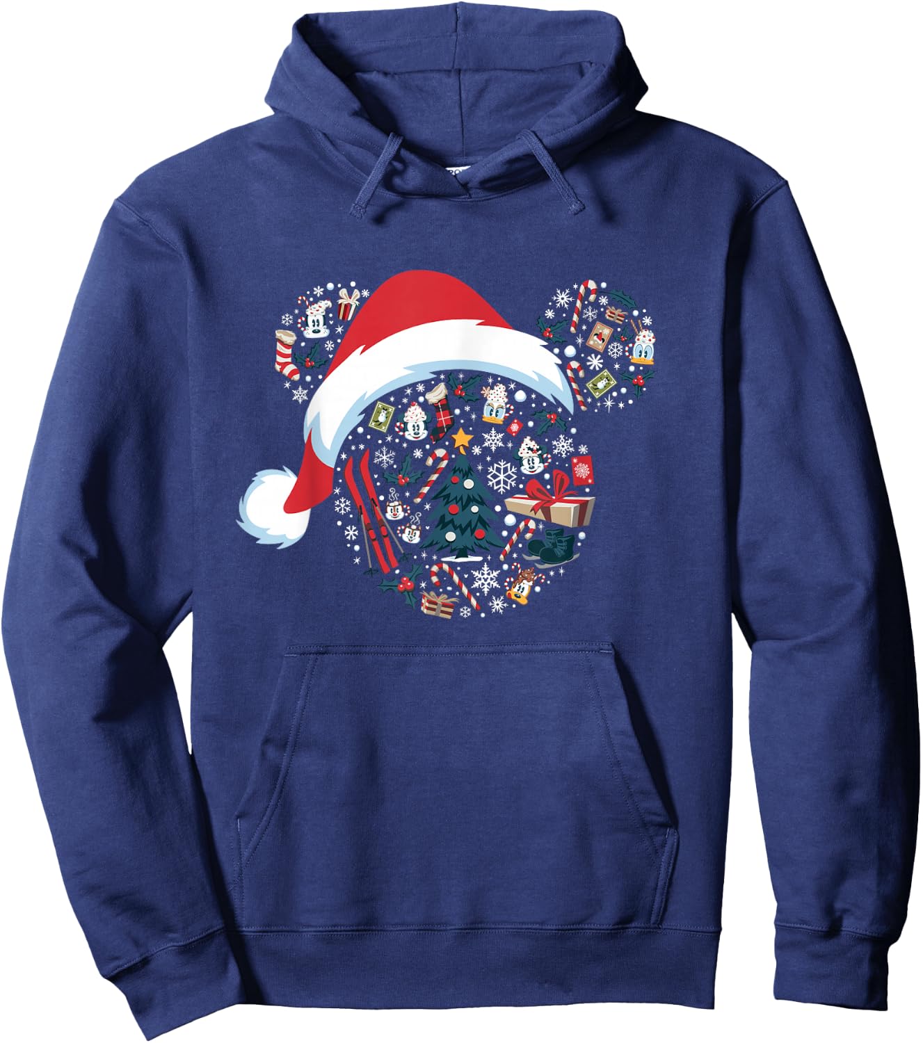 Disney Mickey Mouse Icon Winter Lodge Hoodie - Hoodie | Navy