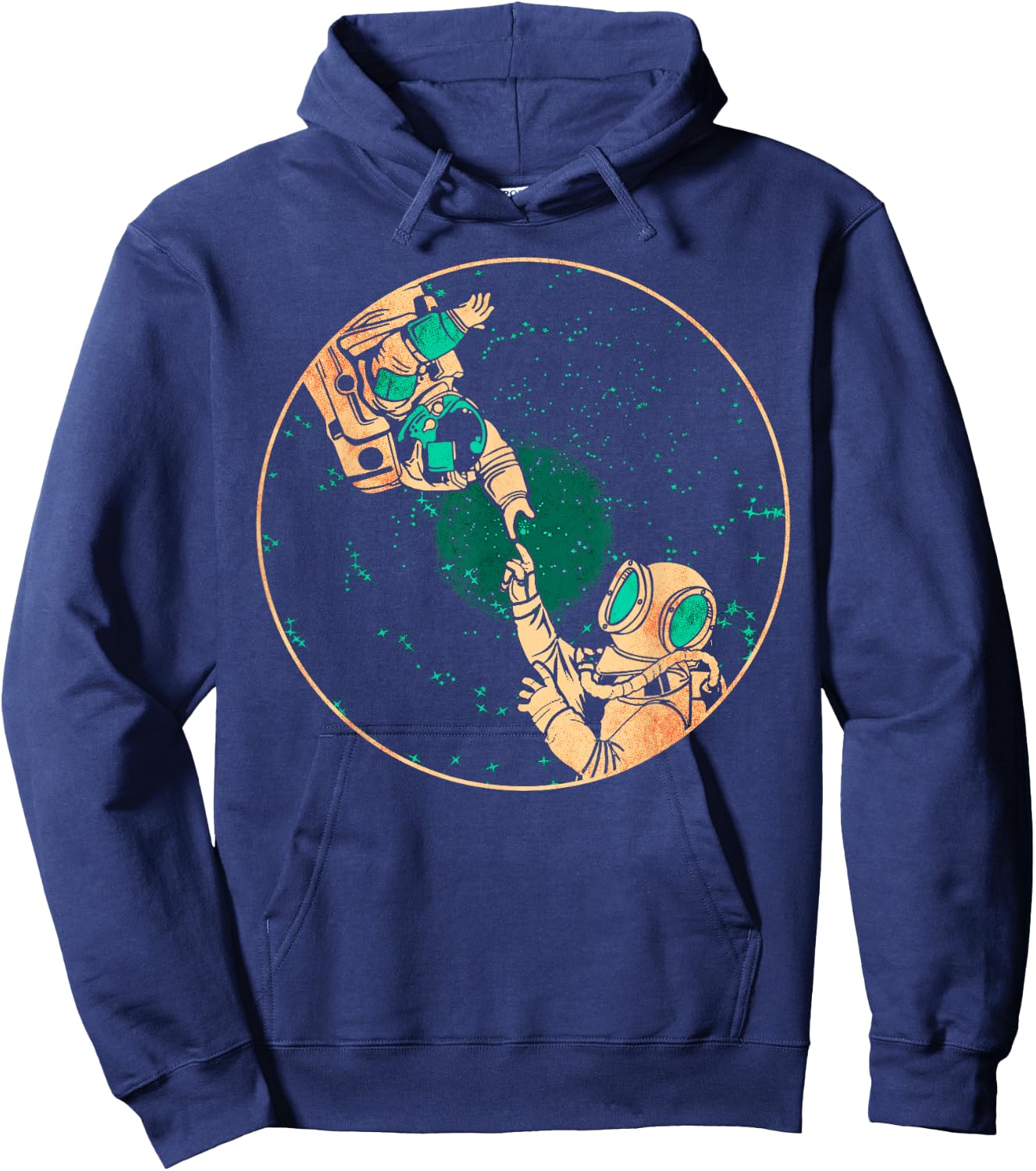 Astronaut Space Travel Deep Sea Diving Hoodie - Hoodie | Navy