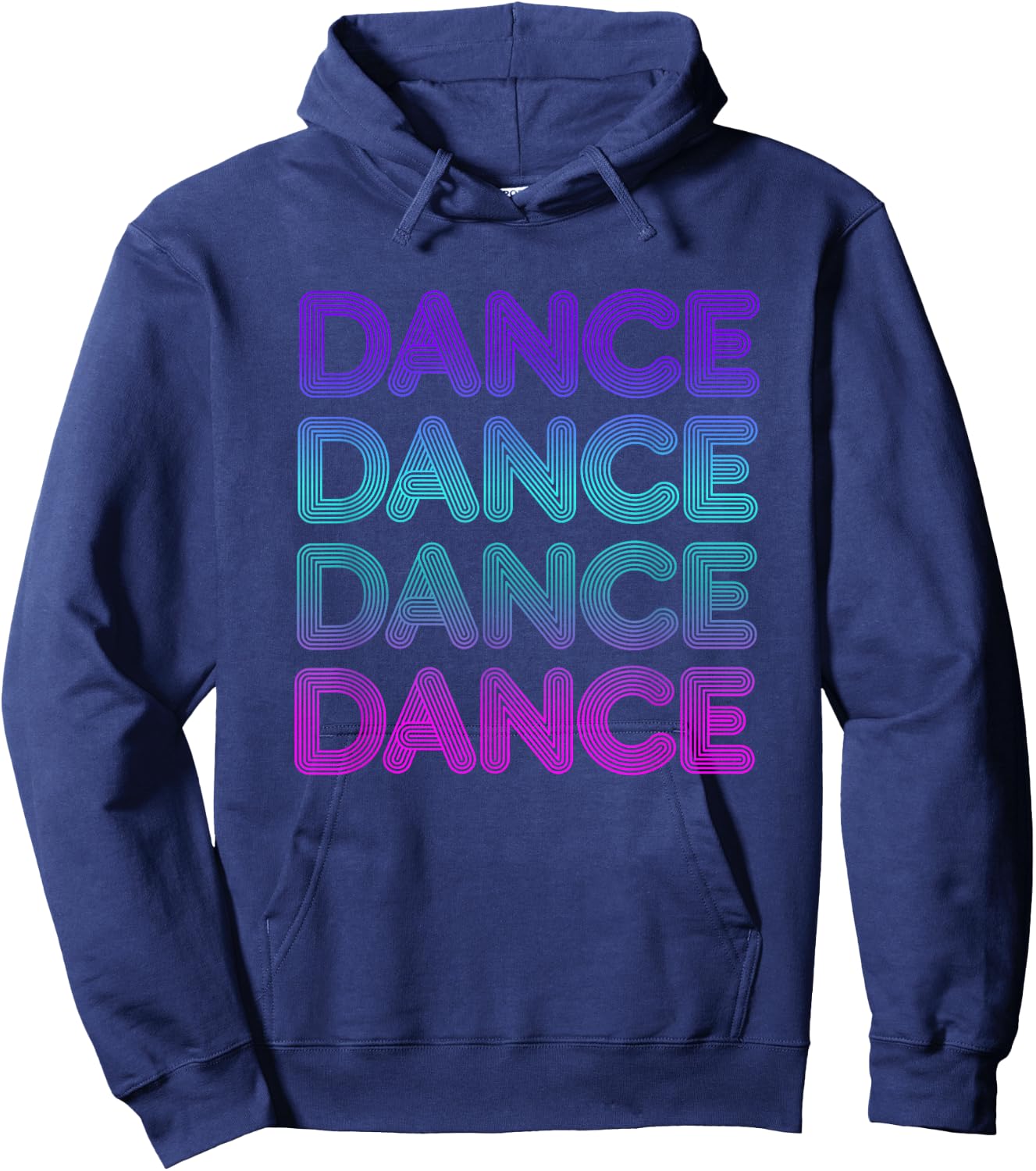 Retro Dance for Dancers I Love Dancing Teens Kids Hoodie - Hoodie | Navy