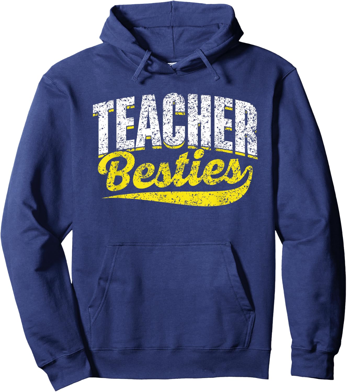 Teacher Besties Friendship Bestie Best Friend Cute Besties Hoodie - Hoodie | Navy