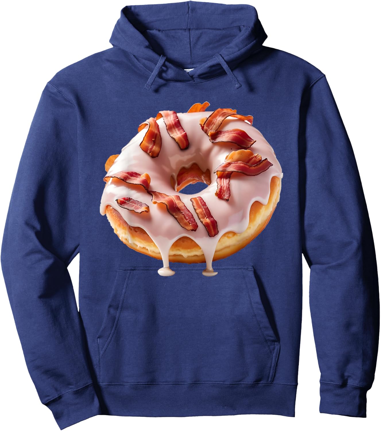 Maple Bacon Donut Hoodie - Hoodie | Navy