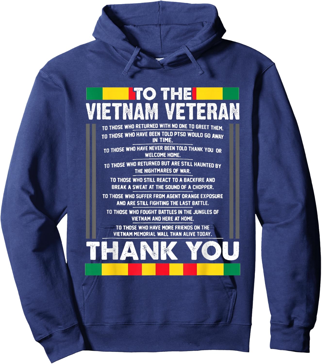 Freedom Isn't Free I Paid for It Vietnam Veteran Gift Hoodie - Hoodie | Navy