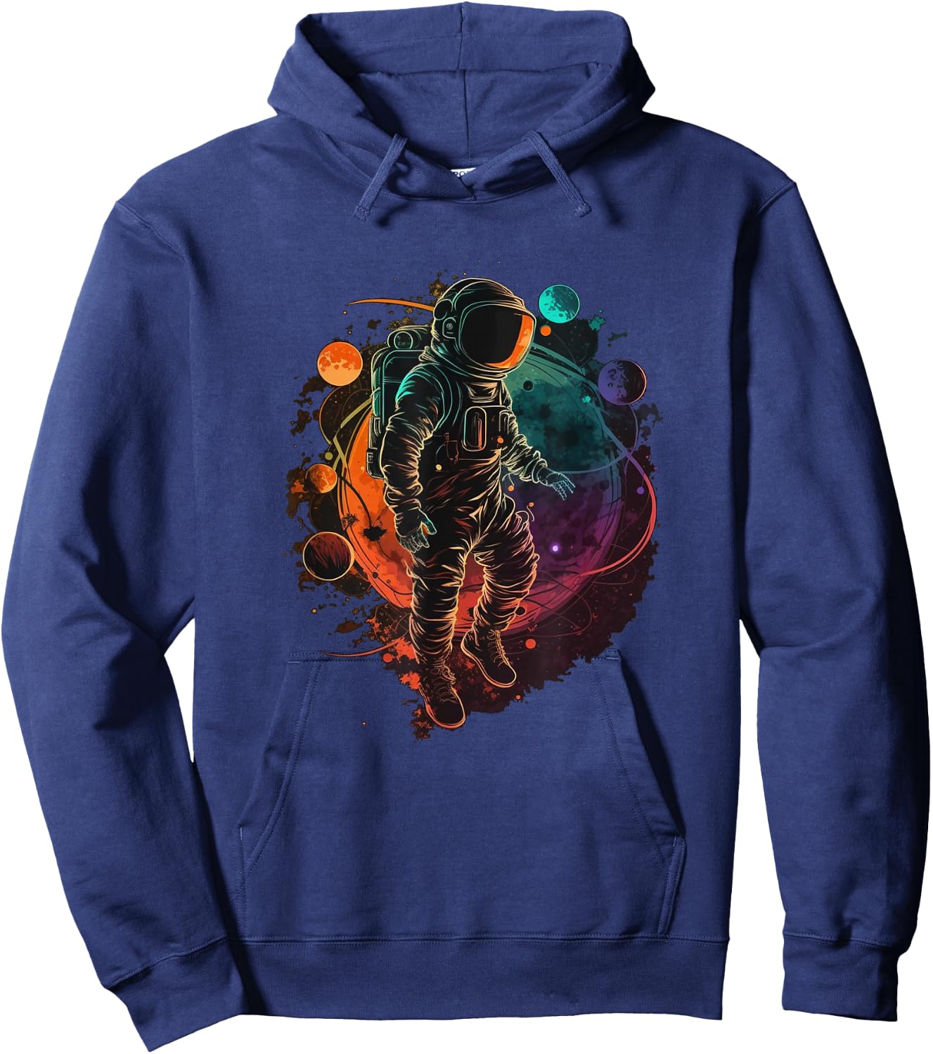 Astronaut Spaceman Universe Planets Galaxy Hoodie - Hoodie | Navy