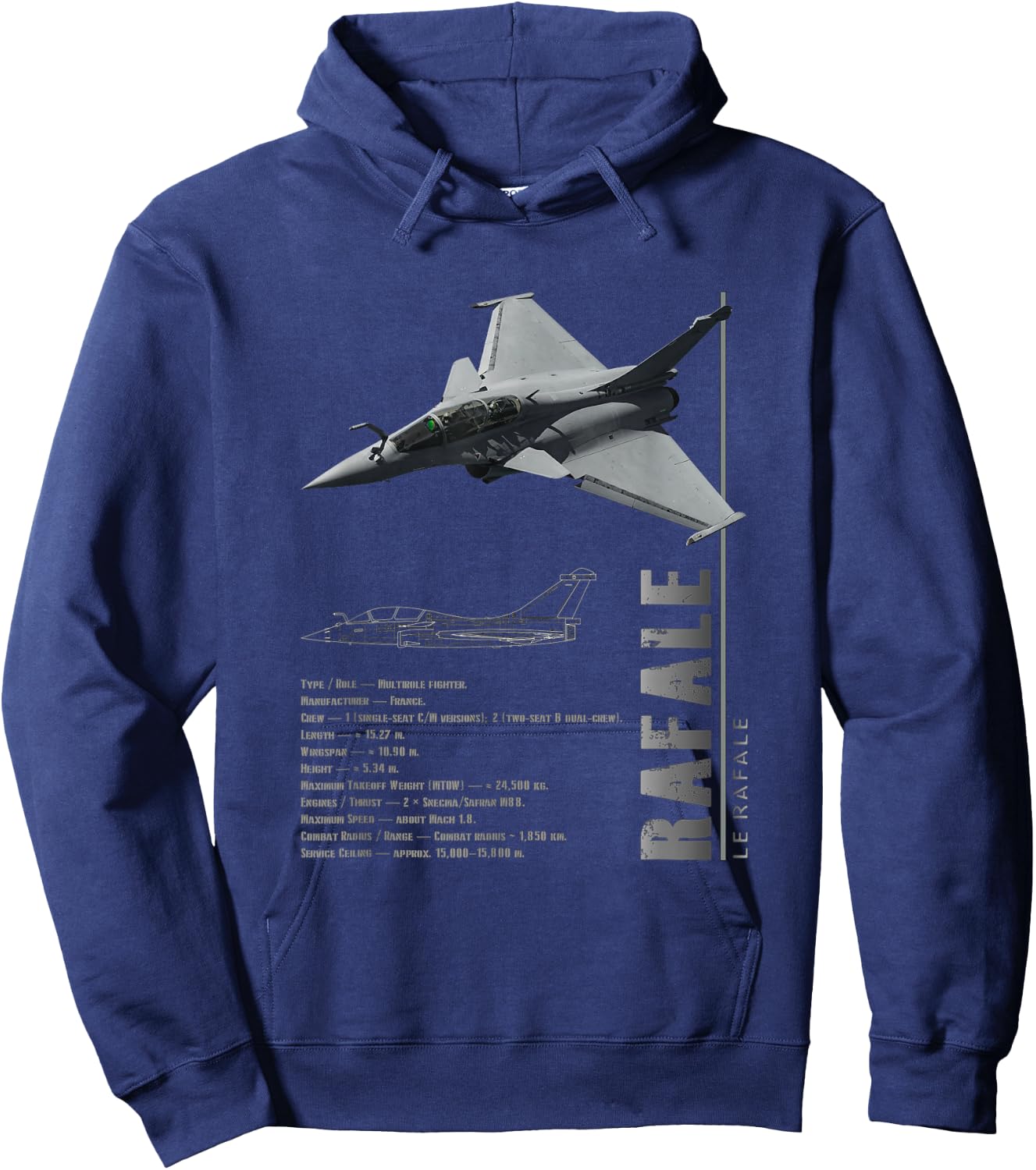 Rafale Jet Fighters-Spec Hoodie - Hoodie | Navy