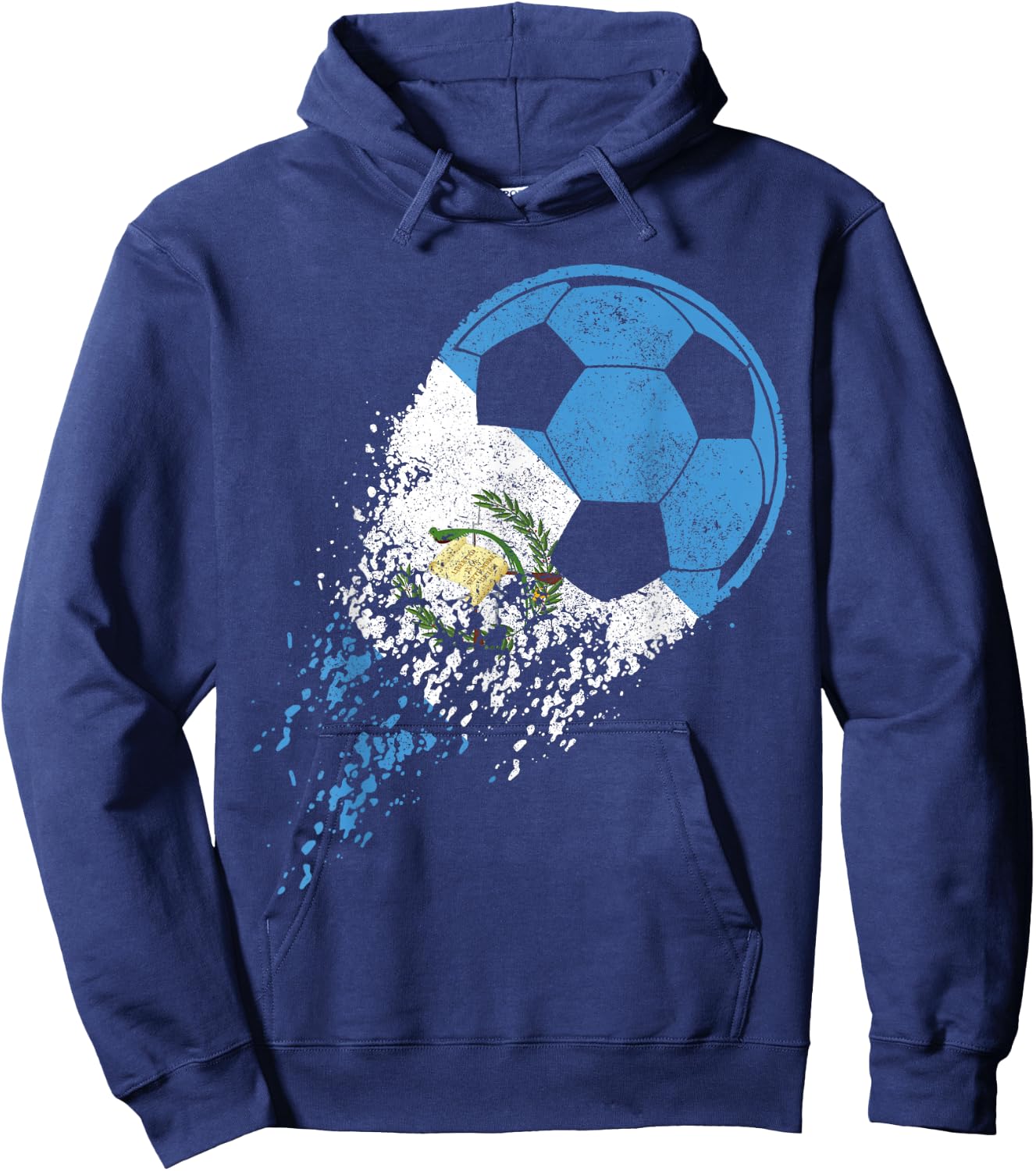 Guatemala Soccer Guatemalan Flag Pride Soccer Player Hoodie - Hoodie | Navy