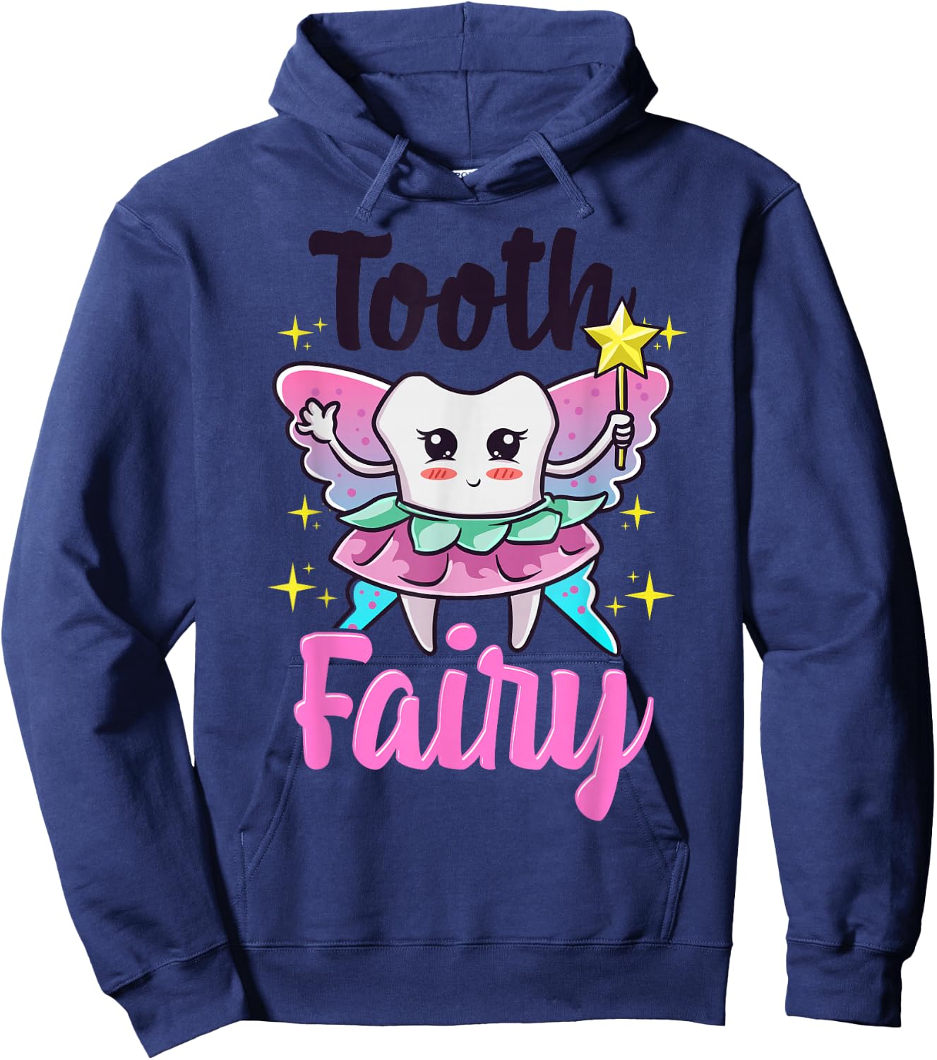 Cute Tooth Fairy Costume for Dentist and Dental Office Hoodie - Hoodie | Navy