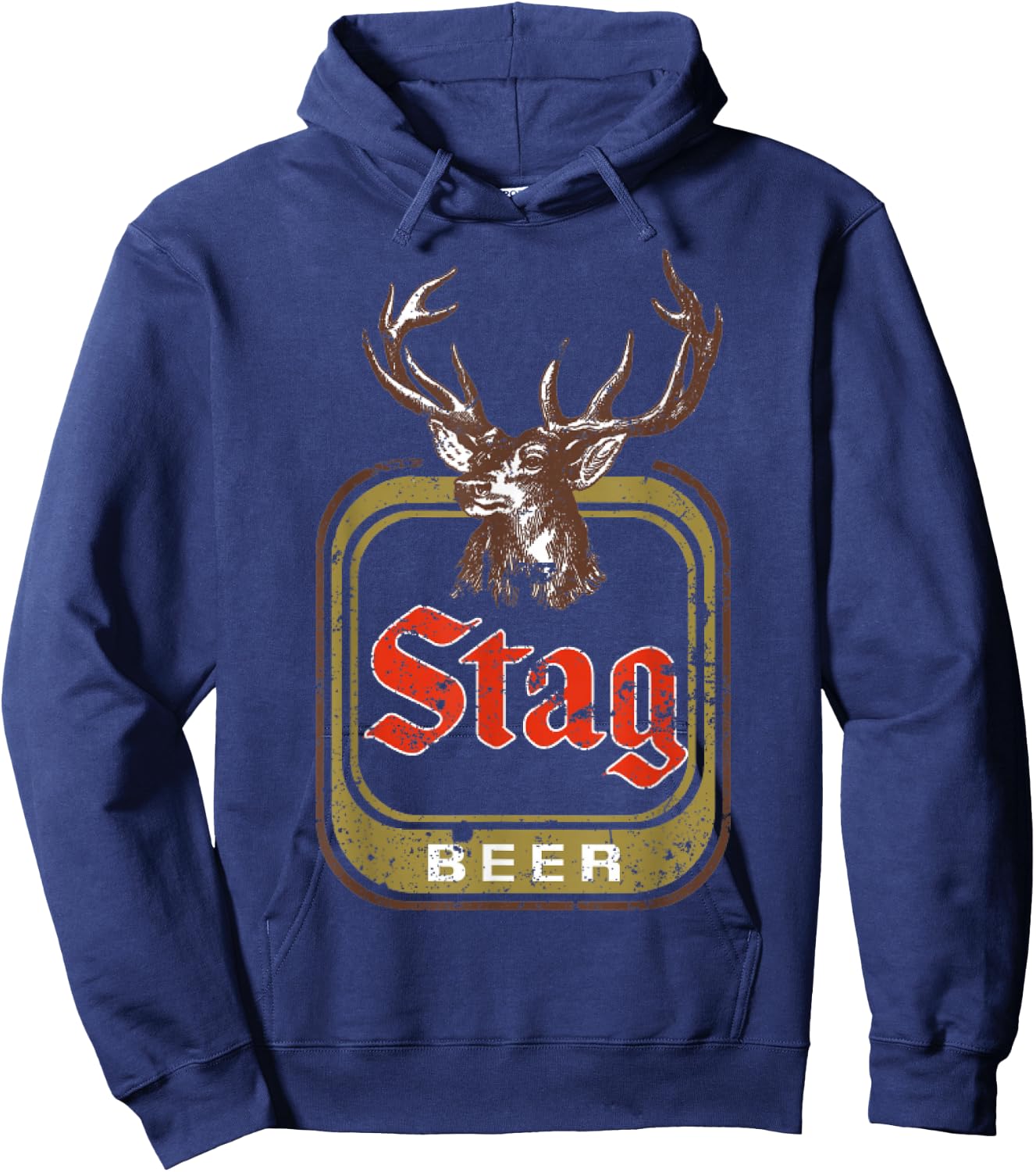 Stag Beer Vintage Hoodie - Hoodie | Navy