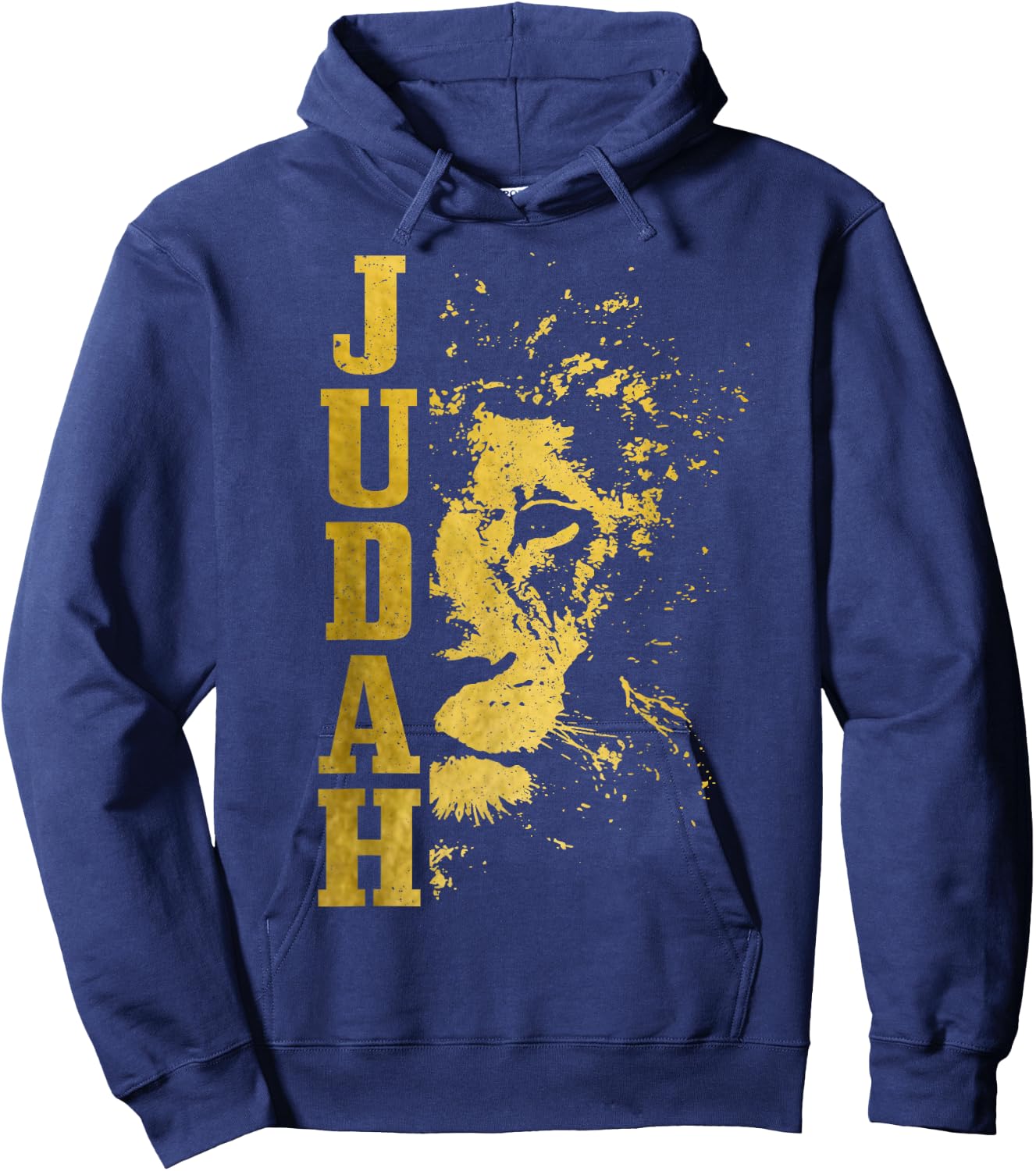 Judah Lion Israelite Vintage Men Women Reggae Israel Hebrew Hoodie - Hoodie | Navy