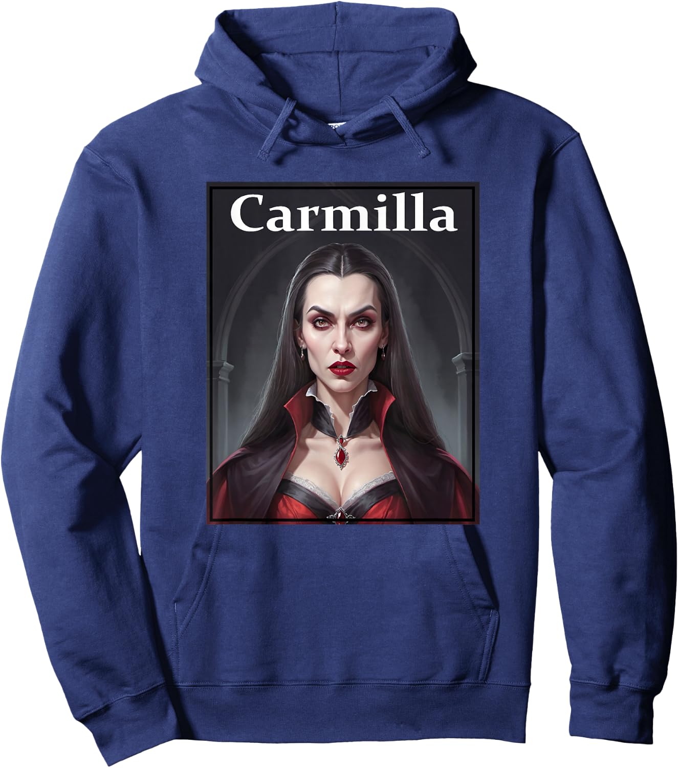 Carmilla - Gothic Vampiress Novel Hoodie - Hoodie | Navy