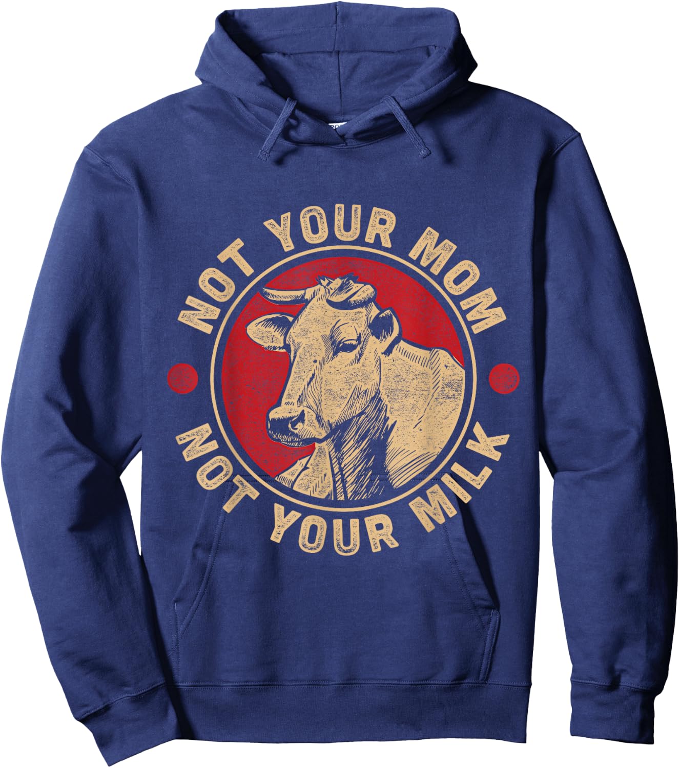 Animal rights activists vegetarian Earth Day organic vegan Hoodie - Hoodie | Navy