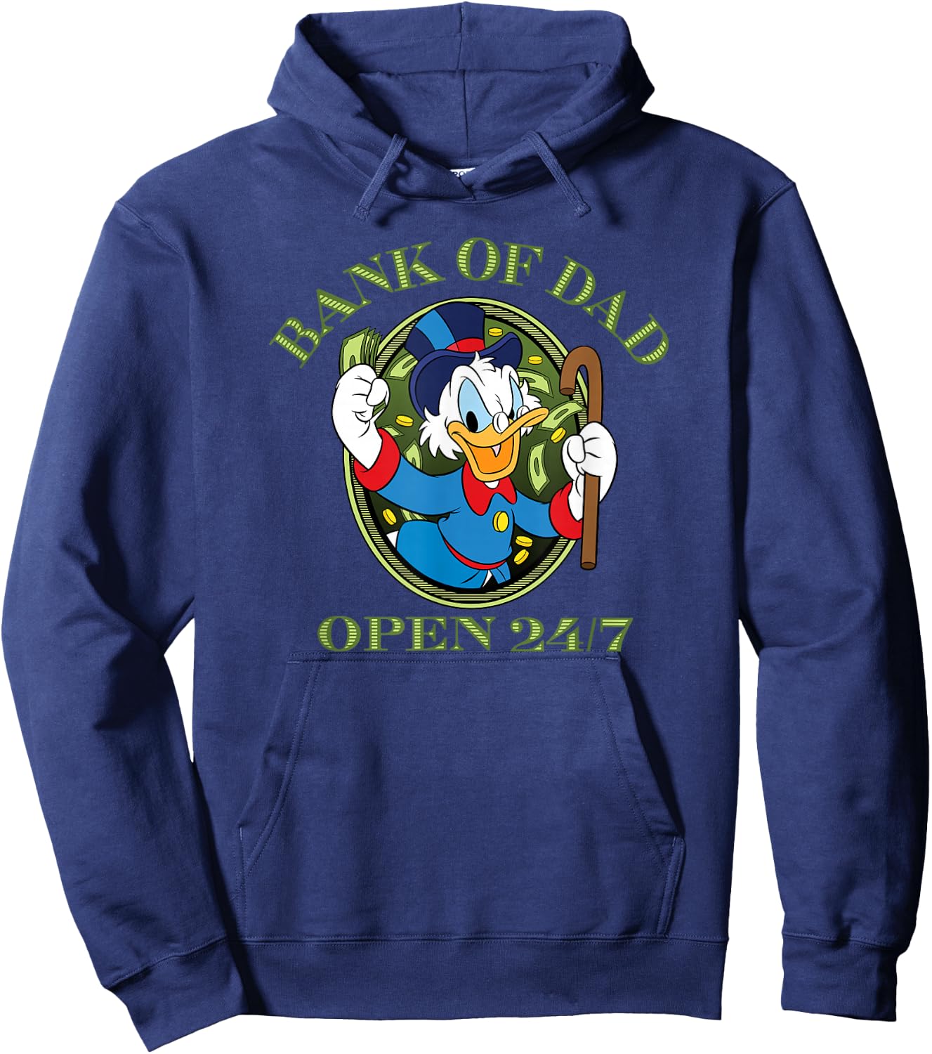 DuckTales Scrooge McDuck - Bank of Dad Hoodie - Hoodie | Navy