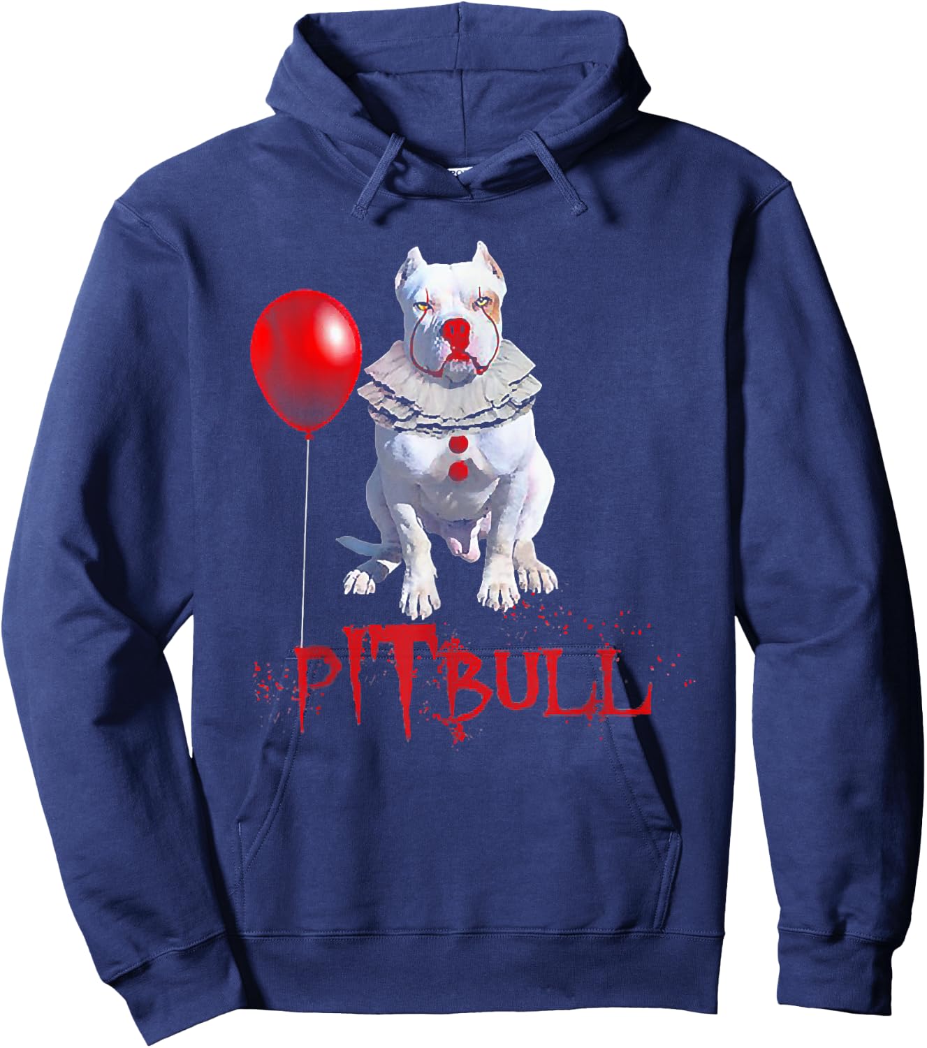 Pitbull Horror Movie Halloween Custome Hoodie - Hoodie | Navy