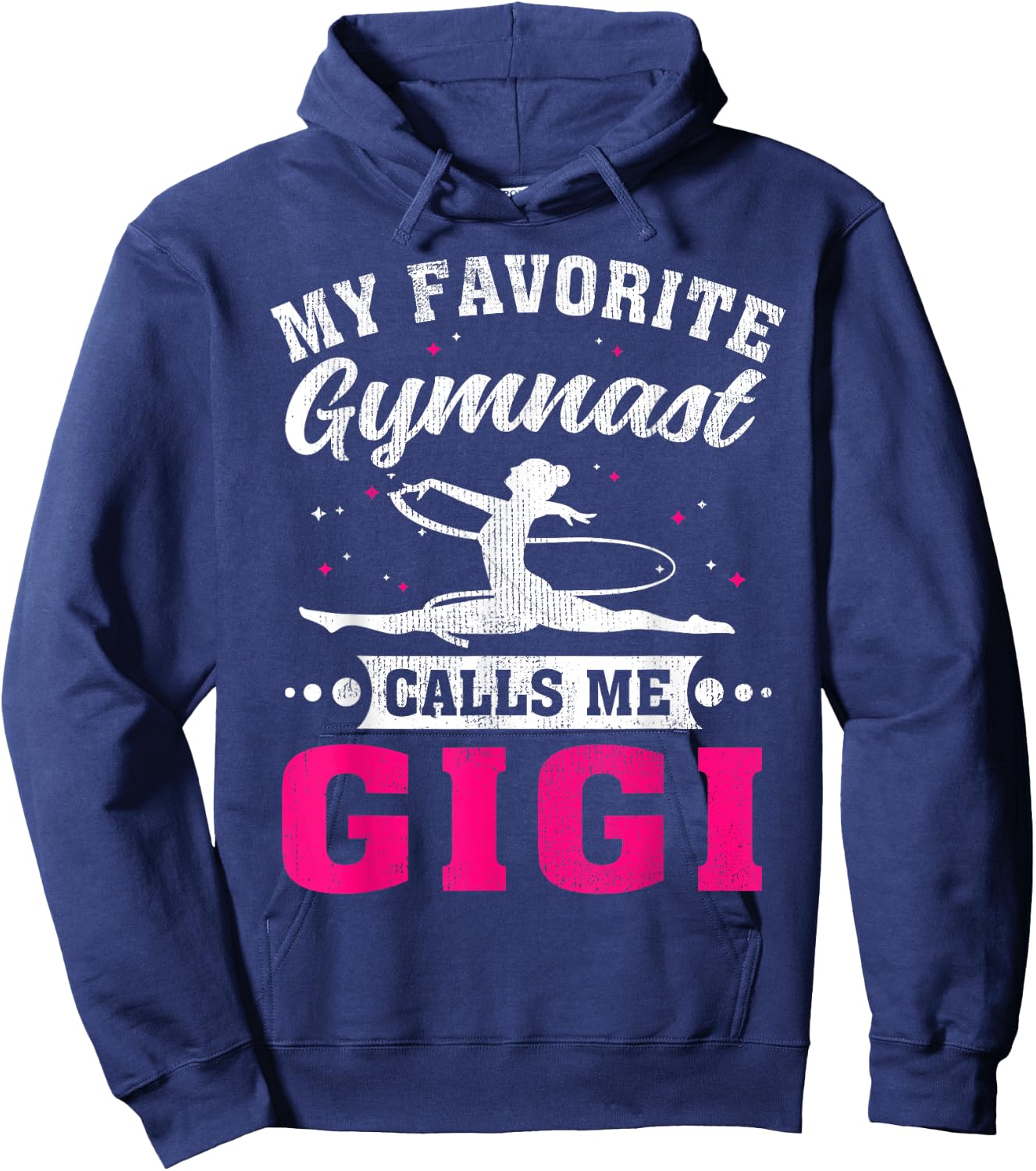 My Favorite Gymnast Calls Me Gigi Mother's Day Hoodie - Hoodie | Navy