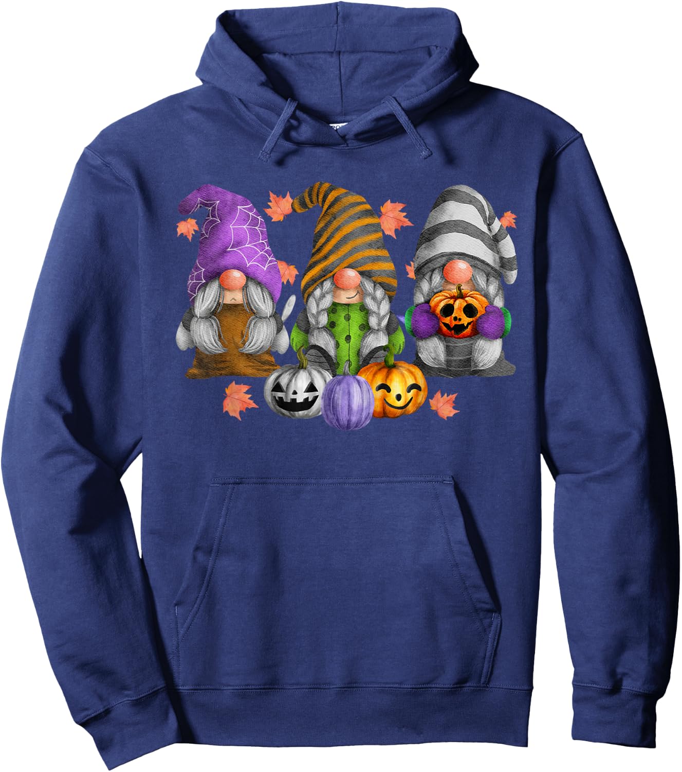 Gnomes Halloween Costumes Funny Outfits Matching Hoodie - Hoodie | Navy