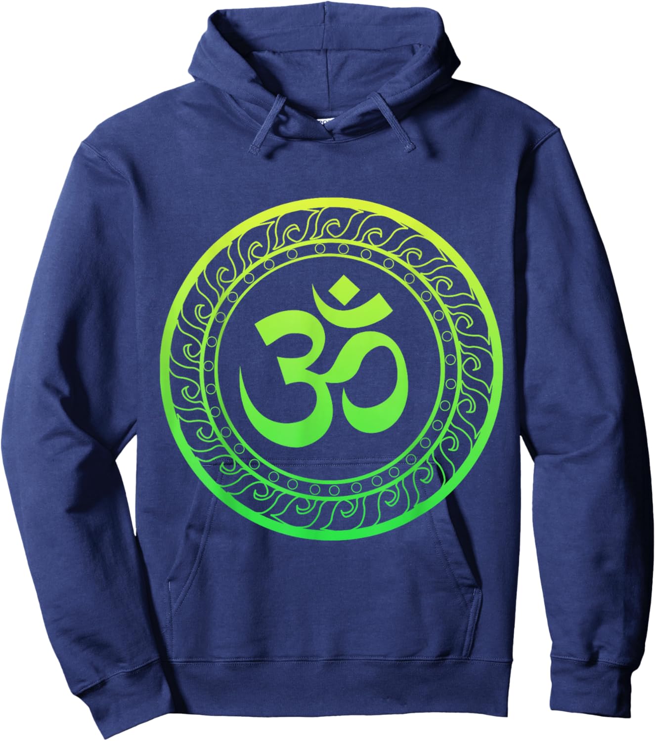 Om Ohm Aum Buddhism Symbol Yoga Sanskrit Hoodie - Hoodie | Navy