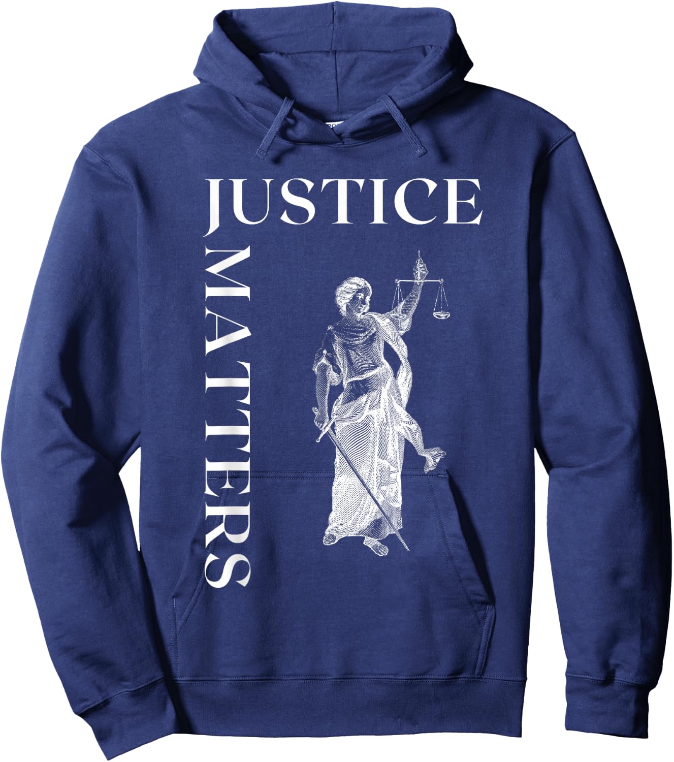 Justice Matters Inspirational Lawyers Quote Human Rights Hoodie - Hoodie | Navy