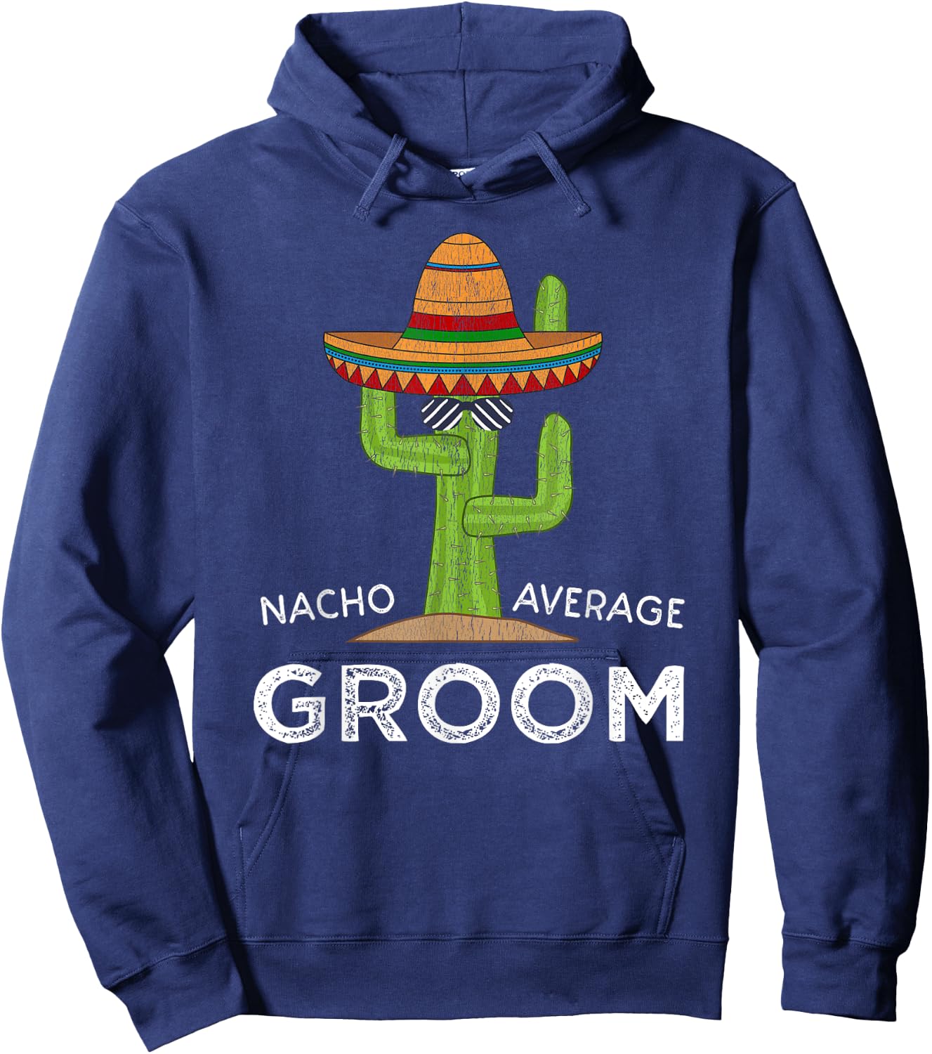 Fun Hilarious Groom Humor | Funny Saying Groom Hoodie - Hoodie | Navy