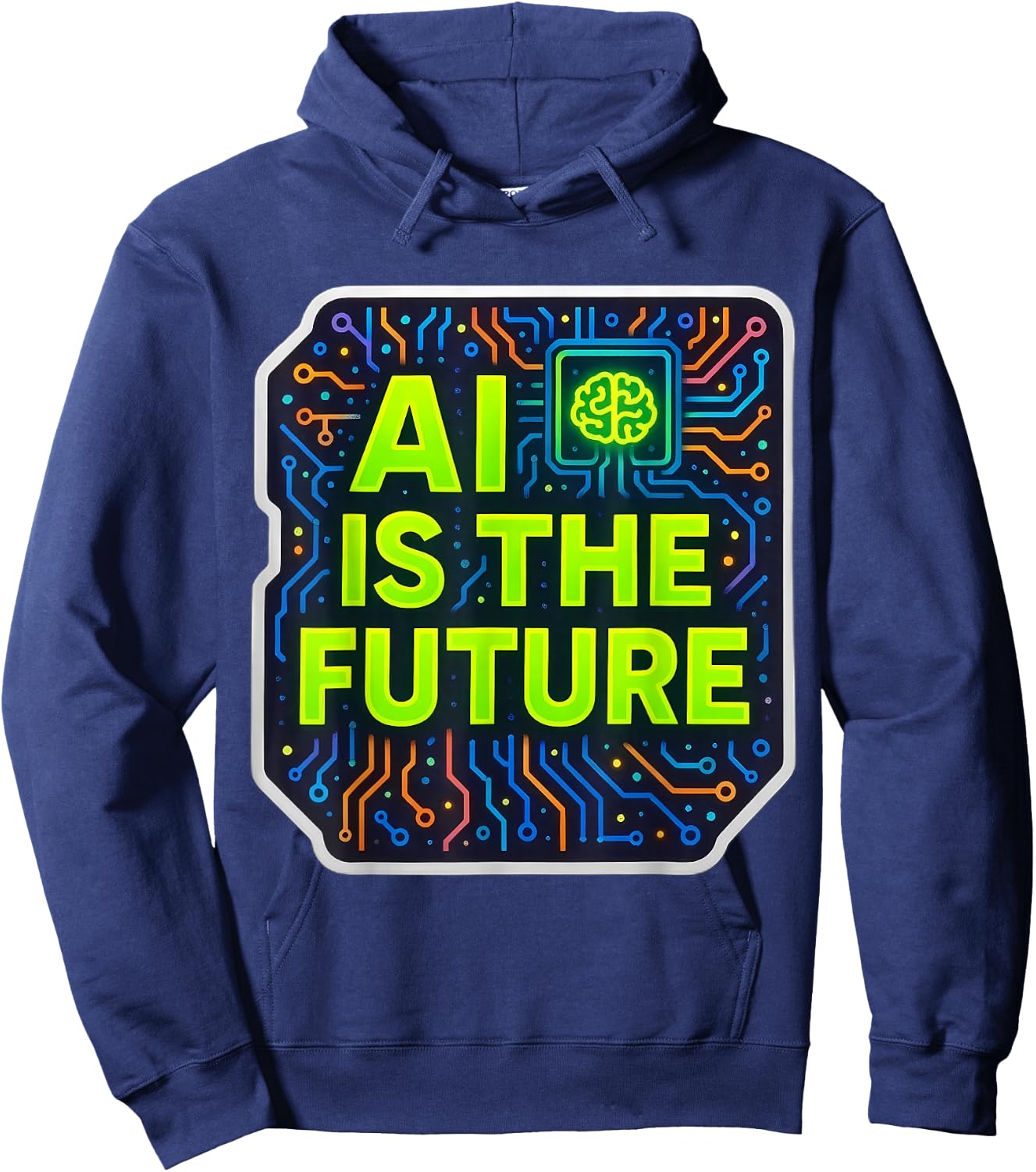 AI is The Future Specialist Engineer Lover User Consultant Hoodie - Hoodie | Navy