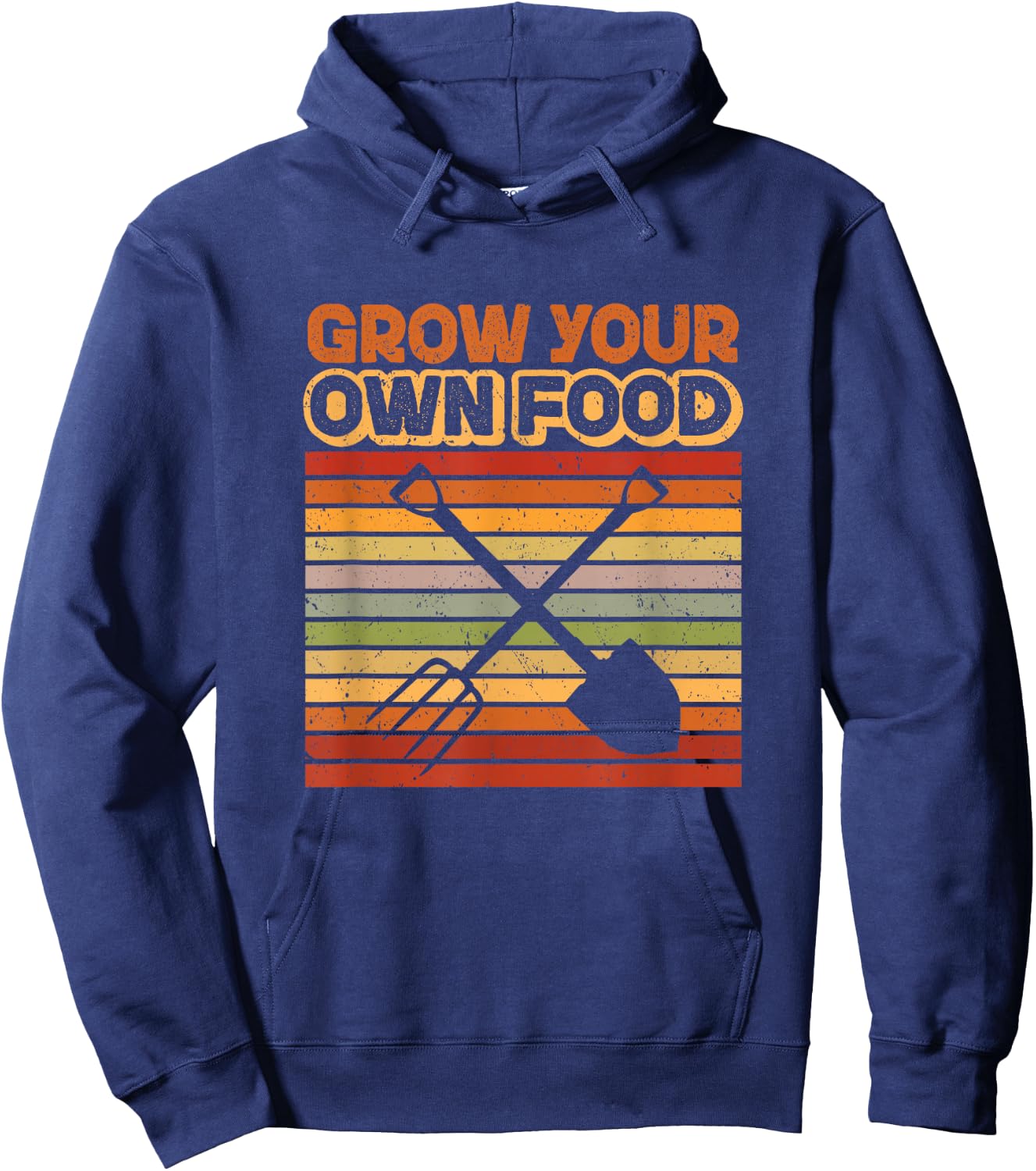 Gardener Gardening garden trees plants grow your own food Hoodie - Hoodie | Navy