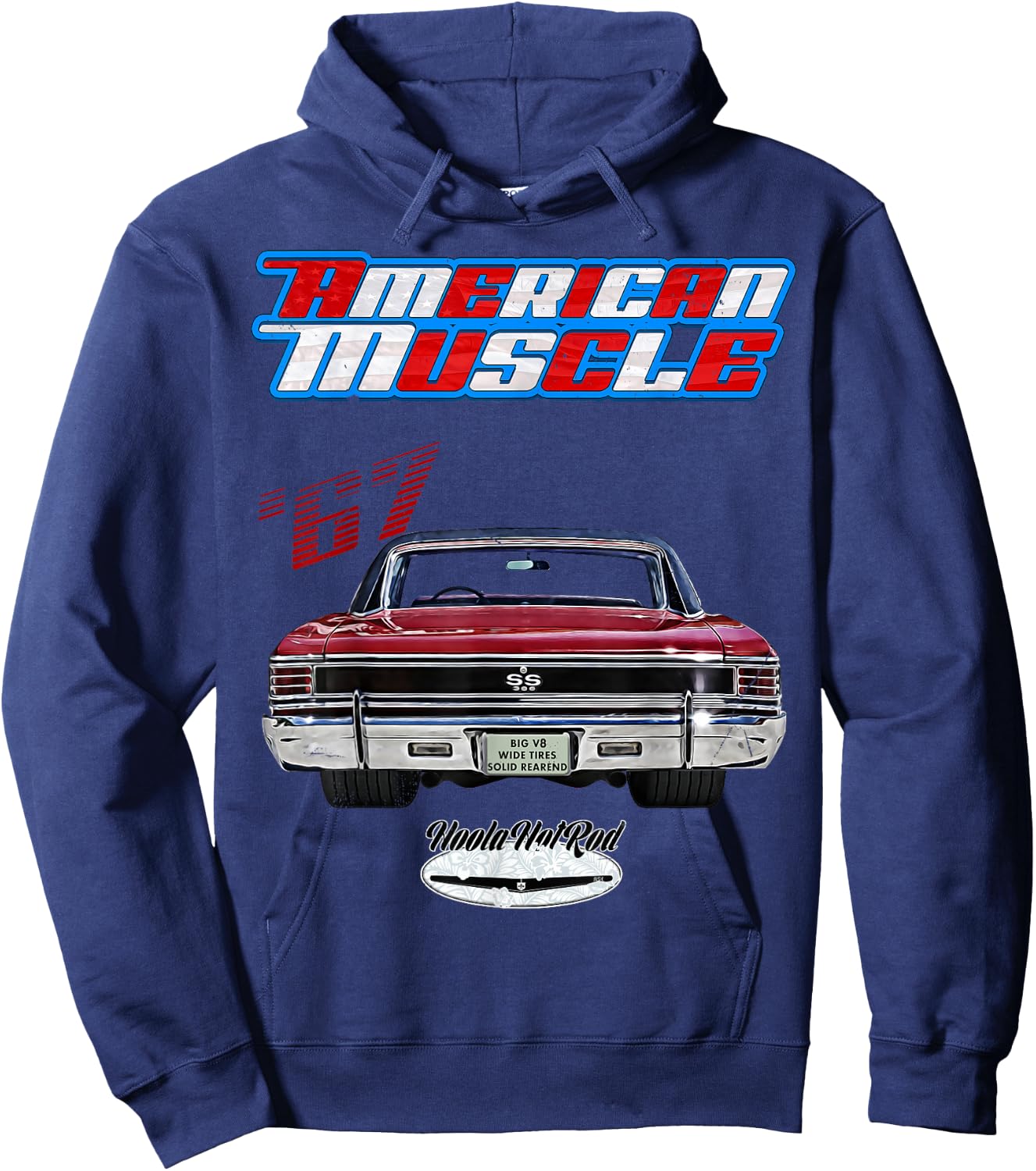 1967 Chevelle,Muscle Car,SS454,SS427,SS396,Hotrod,drag race Hoodie - Hoodie | Navy