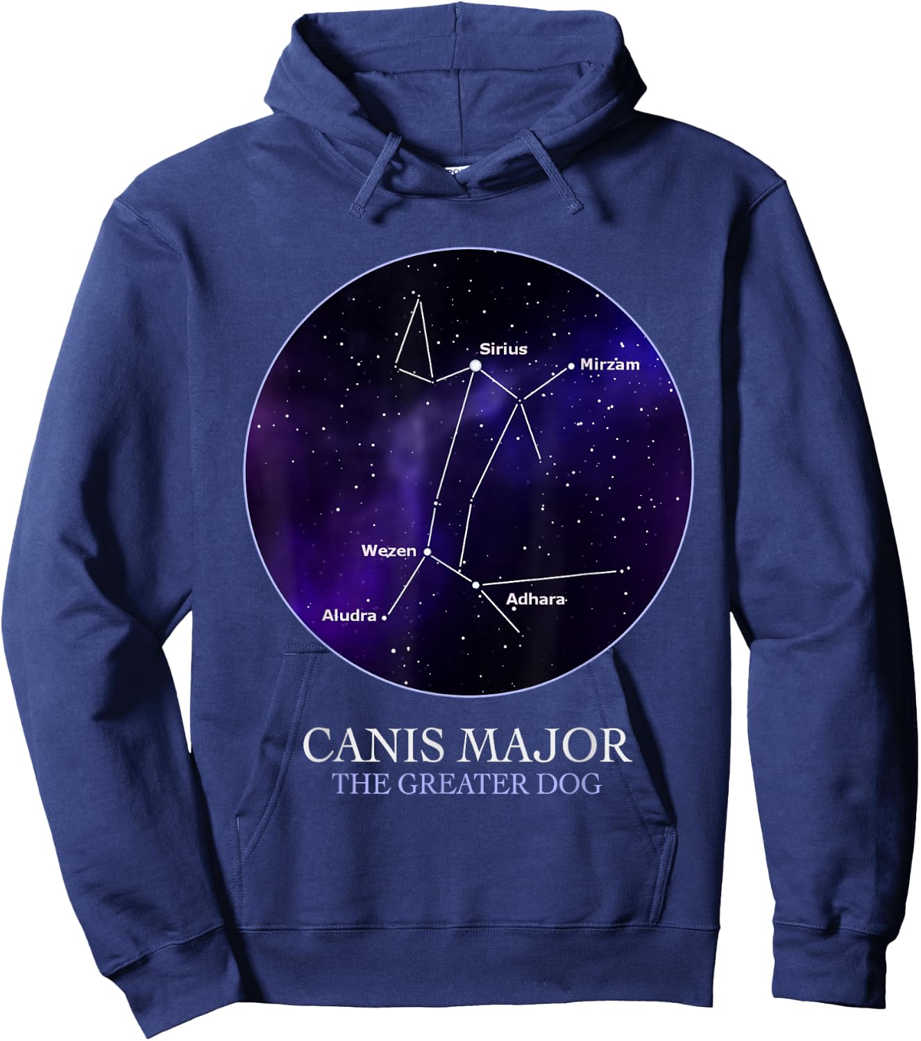 Astronomy Canis Major Constellation Astrology Science Nerd Hoodie - Hoodie | Navy