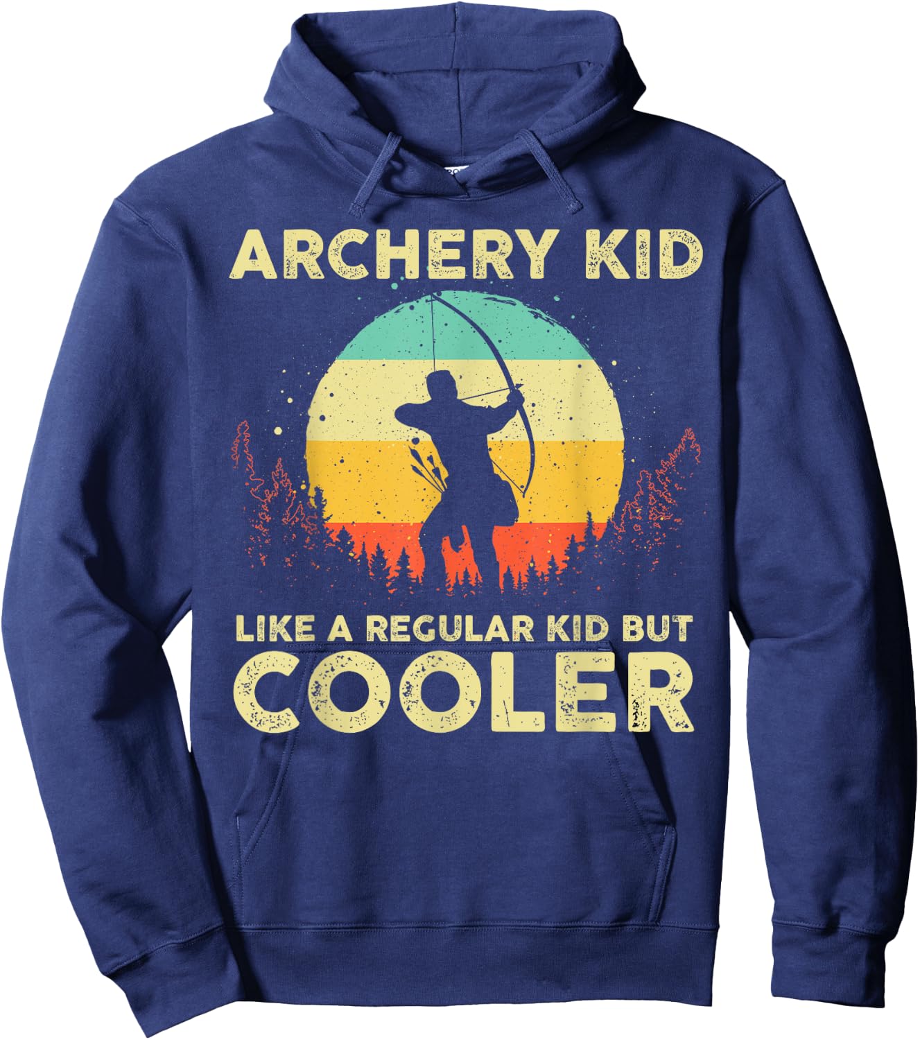 Cool Archery Design For Kids Archer Men Women Arching Sports Hoodie - Hoodie | Navy