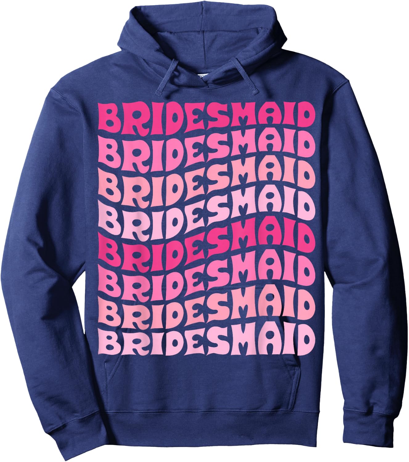 Bridesmaid I Do Crew Retro Bachelorette Party Bridesmaids Small Hoodie - Hoodie | Navy