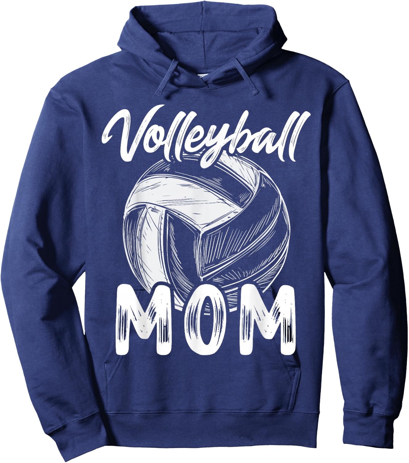 Volleyball Mom Family Matching Players Team Mommy Hoodie - Hoodie | Navy