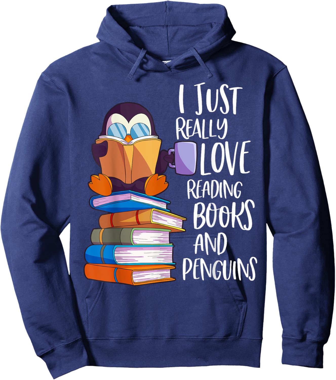Book Lover Shirt Girls Kids Women Book Reading Gift Bookworm Hoodie - Hoodie | Navy