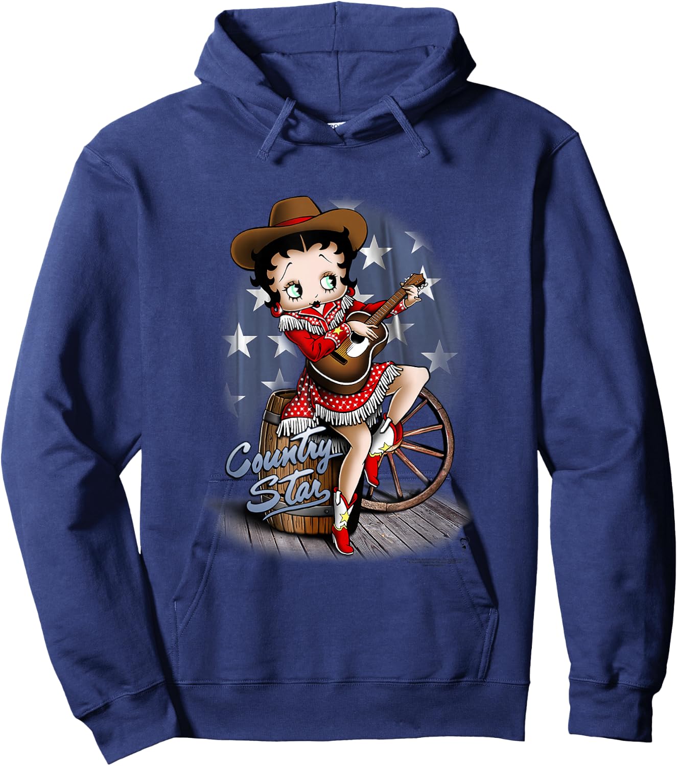 Betty Boop Country Star Hoodie - Hoodie | Navy