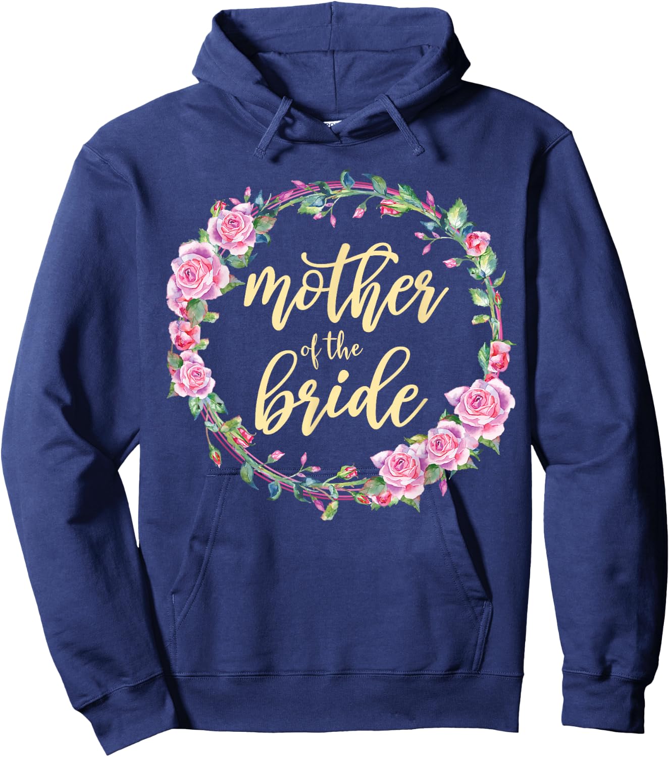 Matching Bridal Party Mother Of The Bride Wedding Hoodie - Hoodie | Navy