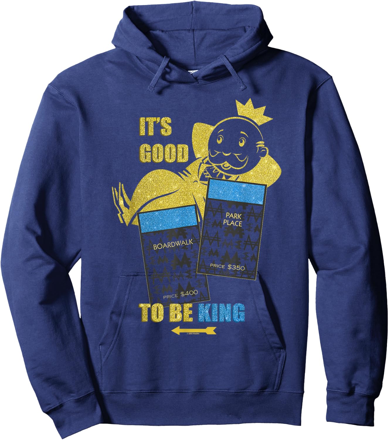 Monopoly Good to Be King Hoodie - Hoodie | Navy