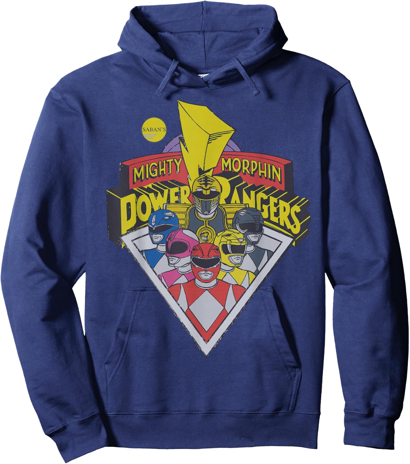 Power Rangers Logo Group Hoodie - Hoodie | Navy