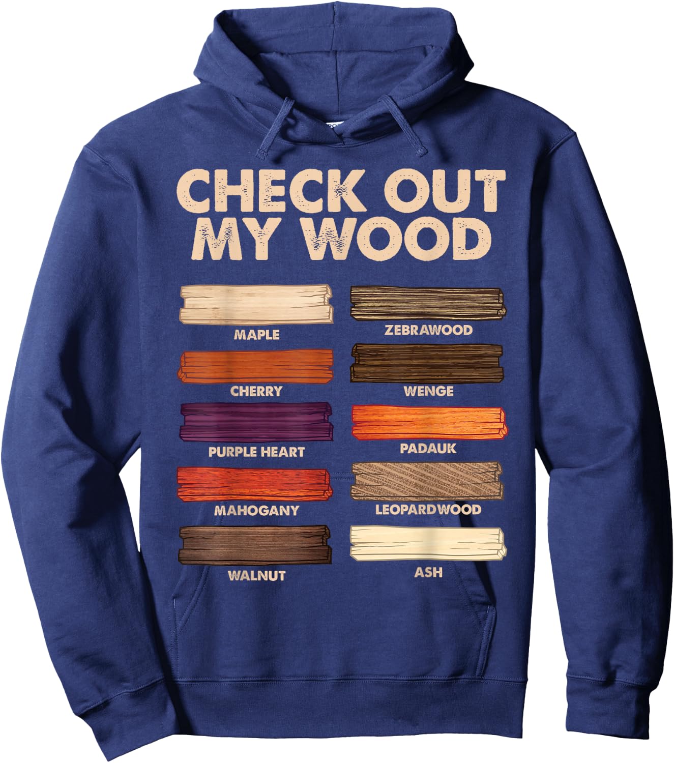 Funny Woodworking Design Dad Woodwork Wood Carpentry Small Hoodie - Hoodie | Navy
