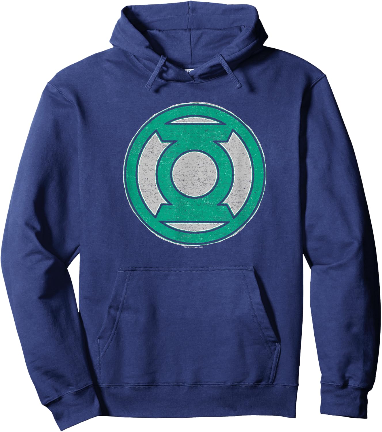 Green Lantern Hand Me Down Black Hoodie - Hoodie | Navy