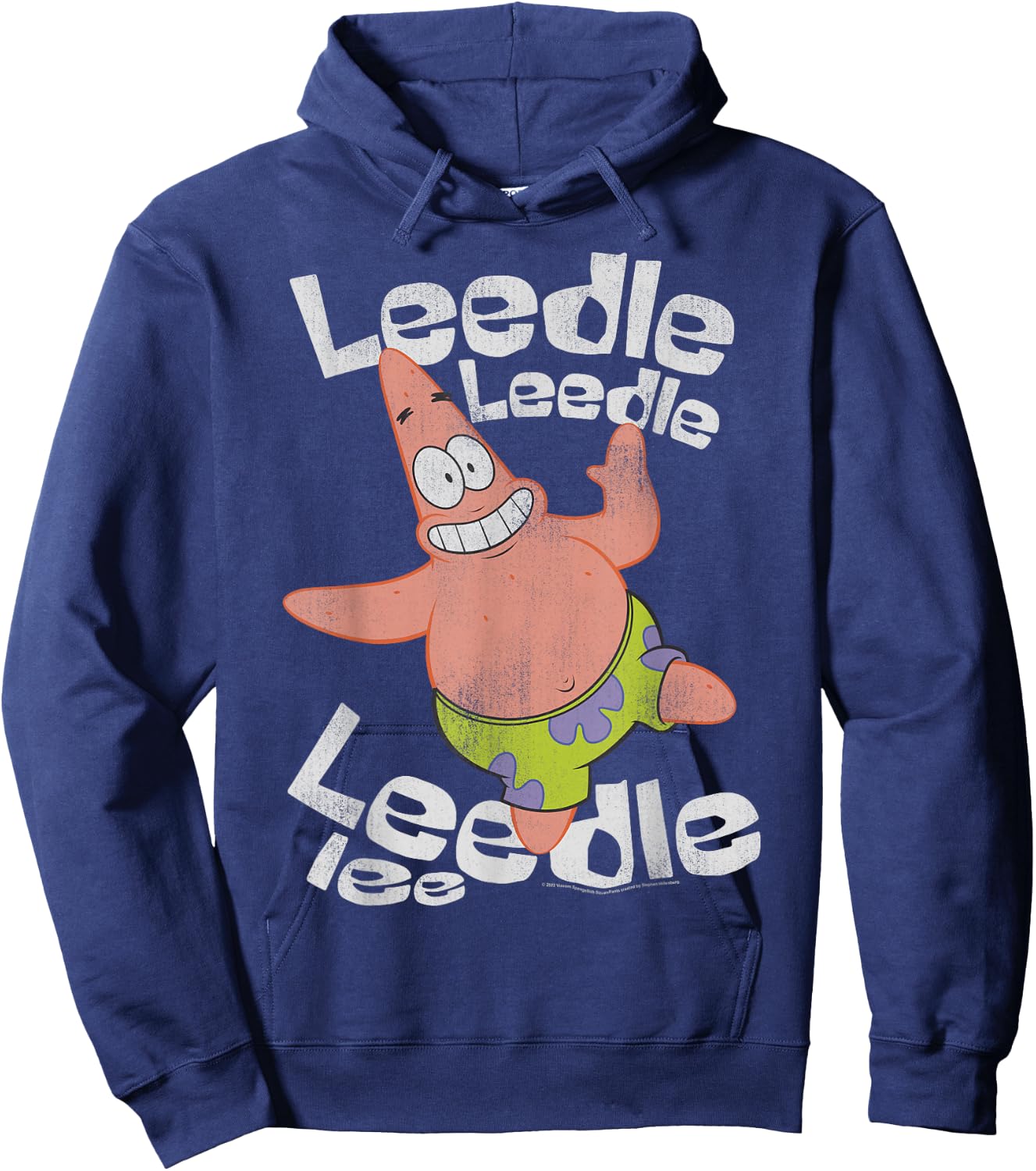 SpongeBob SquarePants Singing Patrick Leedle Hoodie - Hoodie | Navy