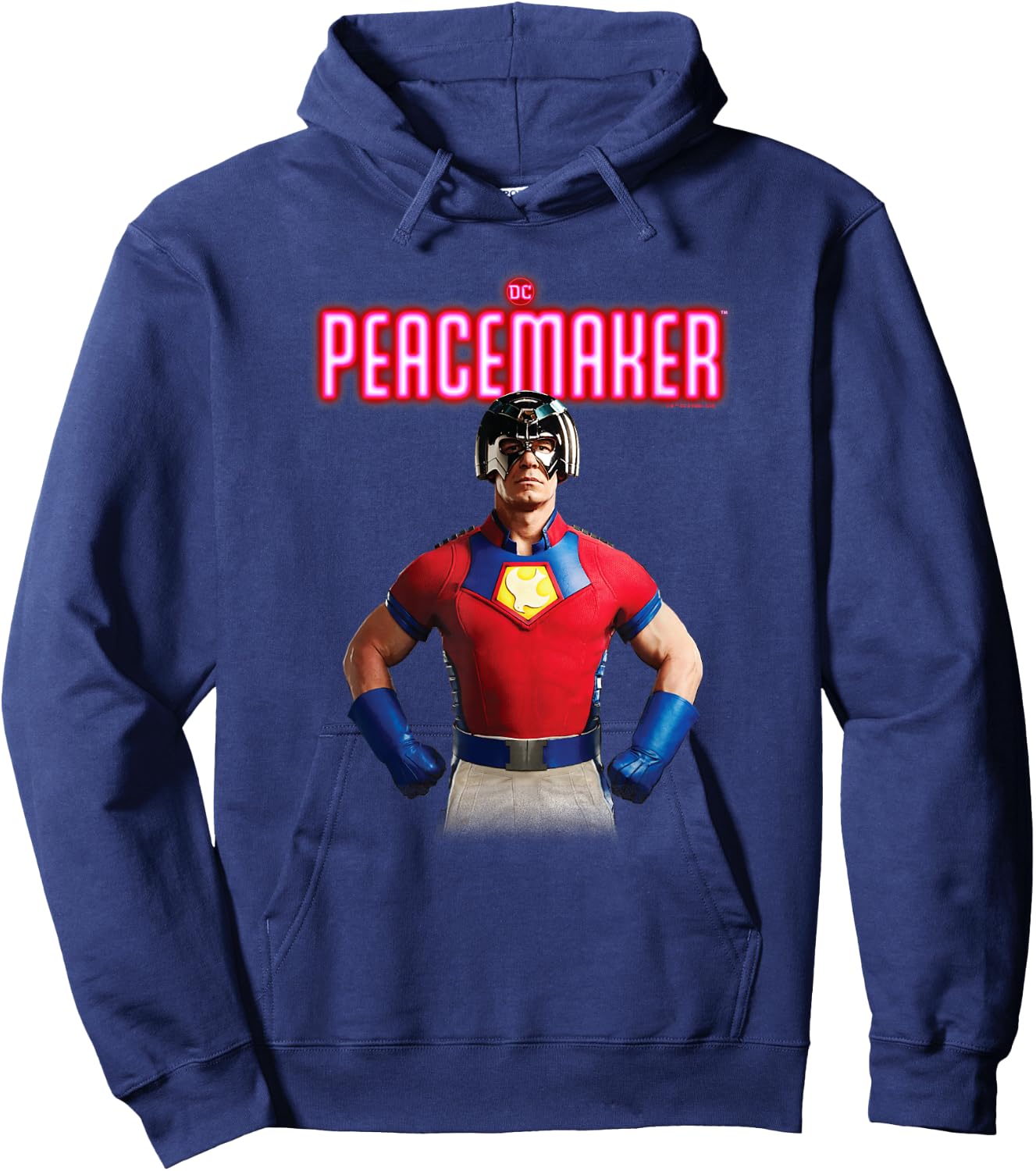Peacemaker Hero Pose Portrait Hoodie - Hoodie | Navy