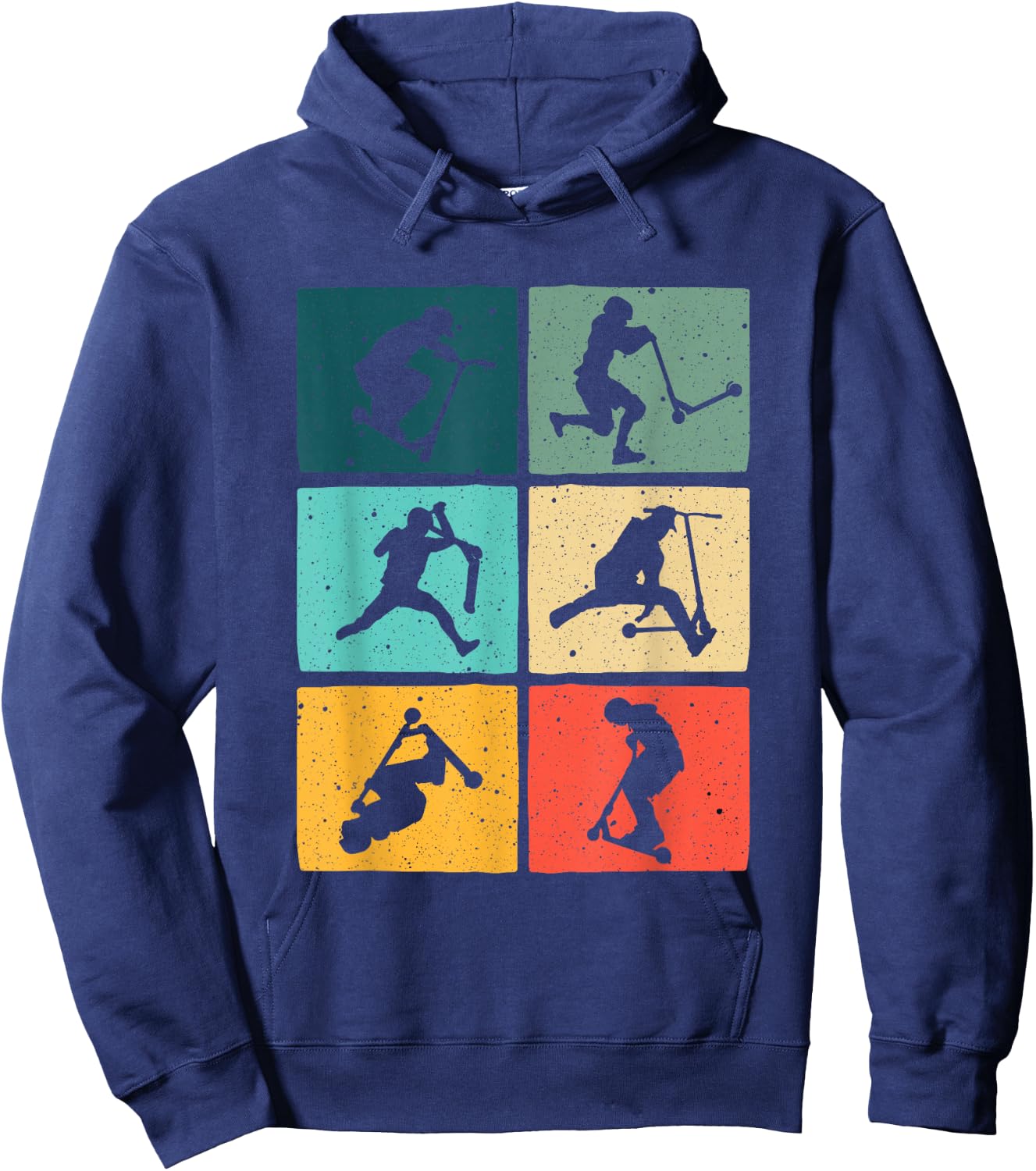 Funny Scooters Stunt Vintage Art Women Best Riders Hoodie - Hoodie | Navy