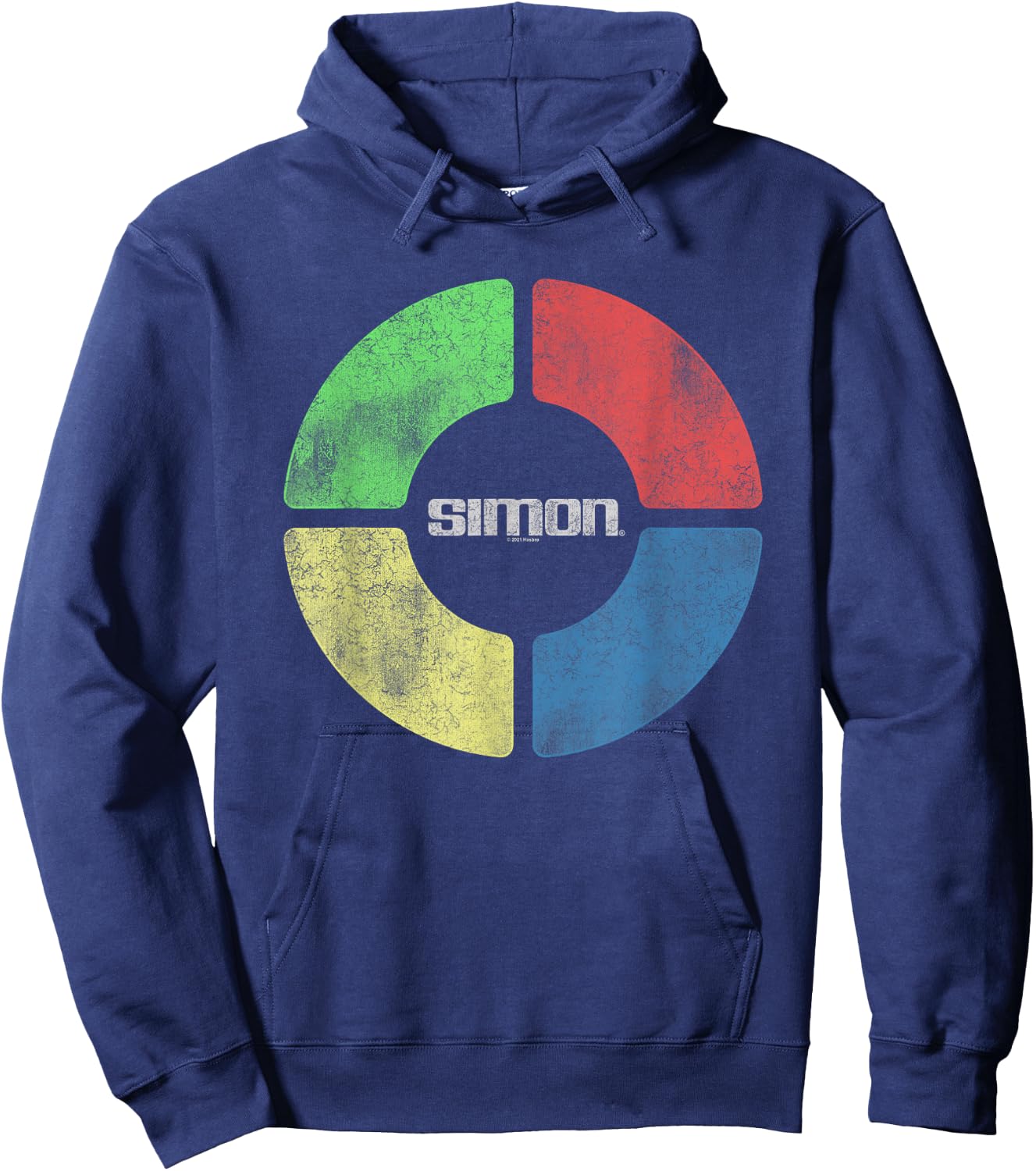 Simon Simple Simon Distressed Hoodie - Hoodie | Navy