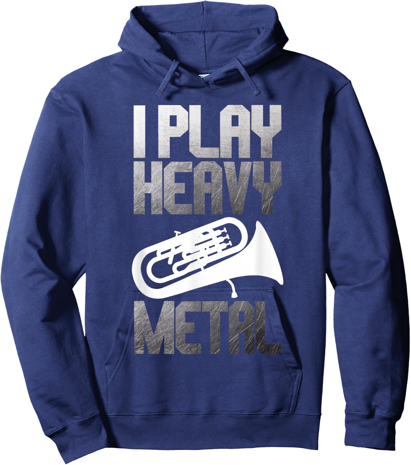 I Play Heavy Metal - Euphonium Euphoniumist Marching Band Hoodie - Hoodie | Navy