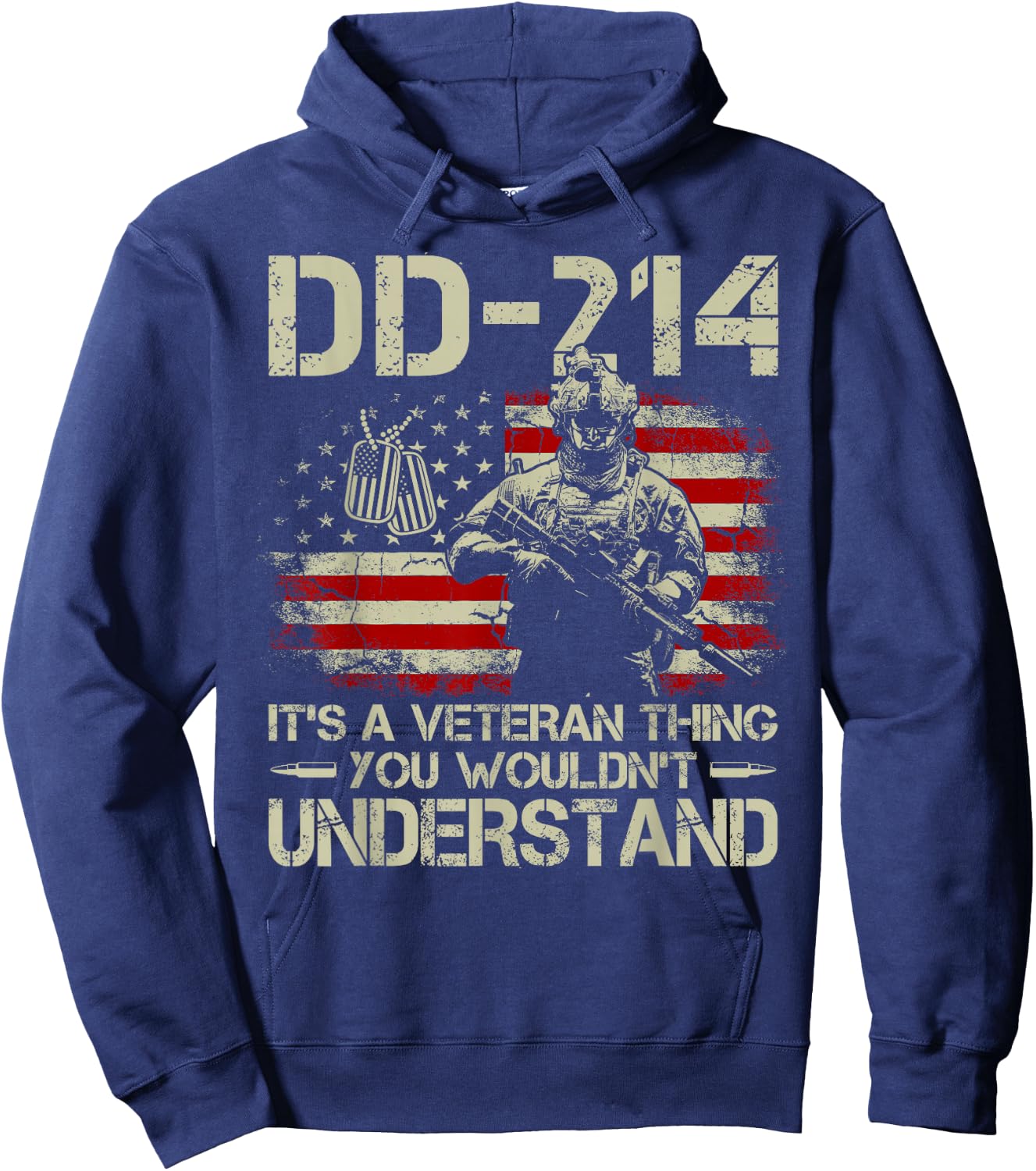 DD-214 It's A Veteran Thing You Wouldn't Understand DD-214 Hoodie - Hoodie | Navy