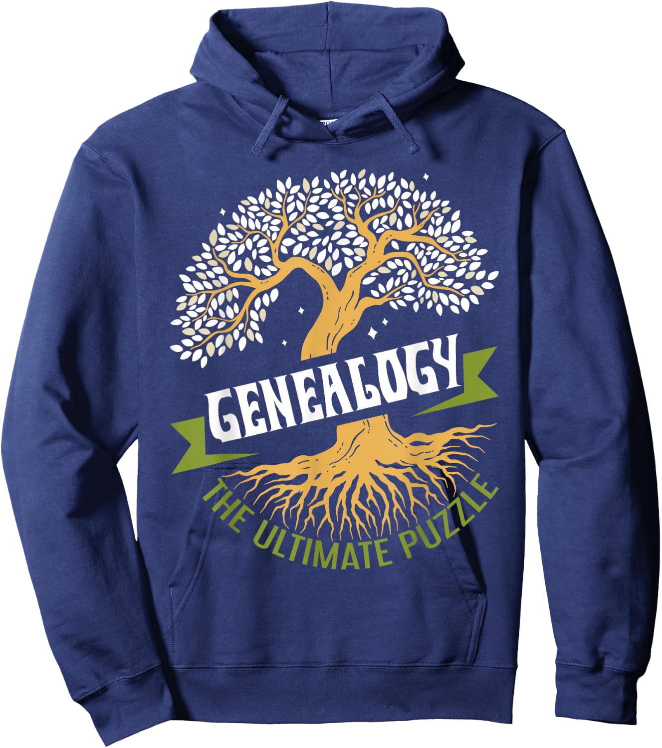 Genealogy The Ultimate Puzzle - Genealogist Ancestry Hoodie - Hoodie | Navy