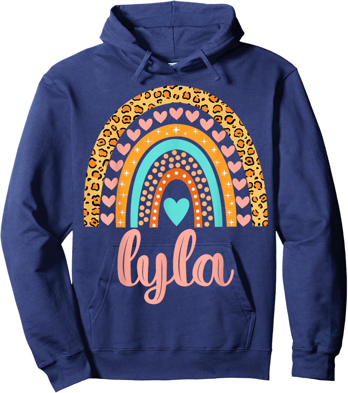 Lyla Lyla Name Birthday Shirt Gift Hoodie - Hoodie | Navy