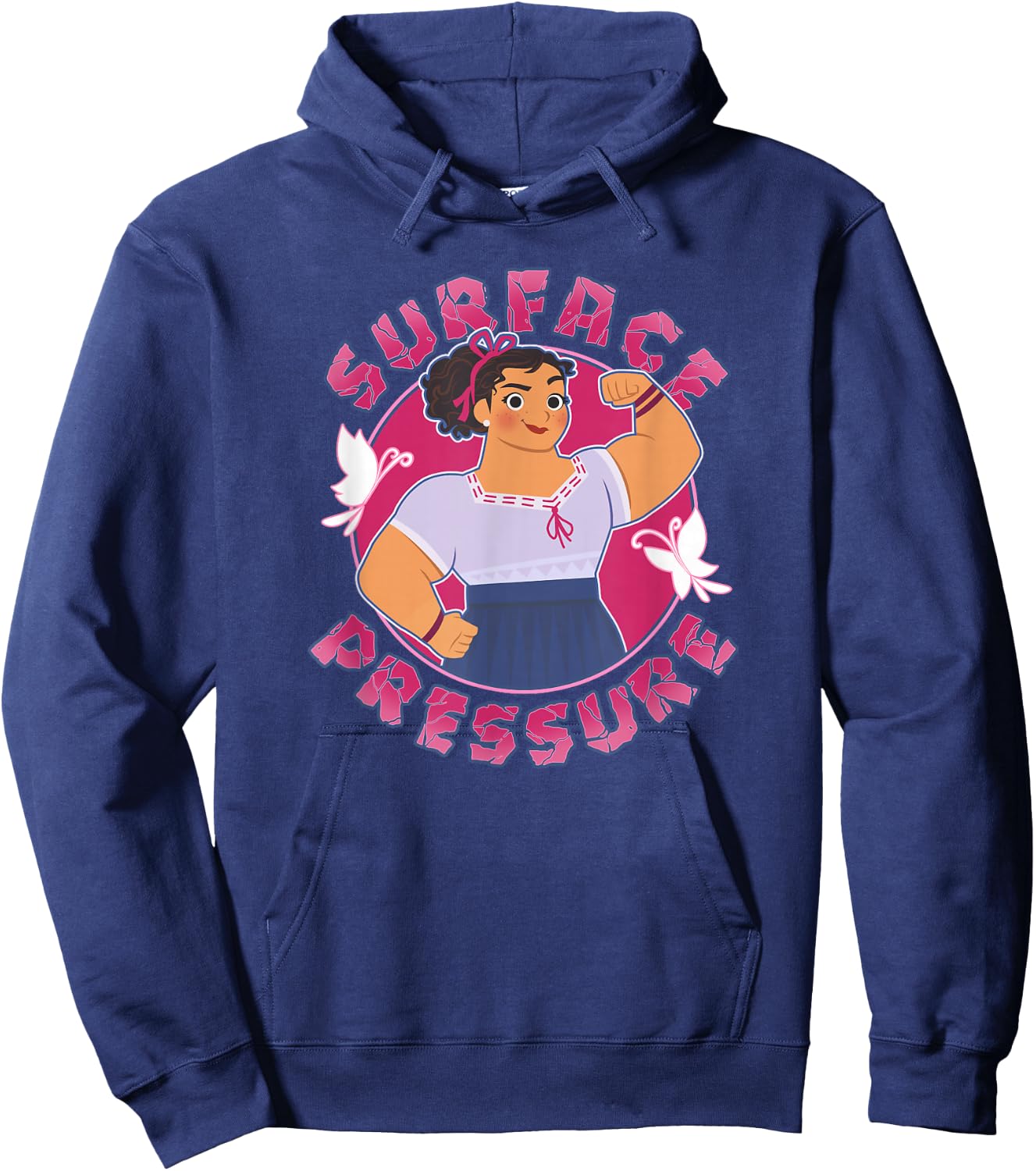 Disney Encanto Luisa Surface Pressure Strong Portrait Hoodie - Hoodie | Navy