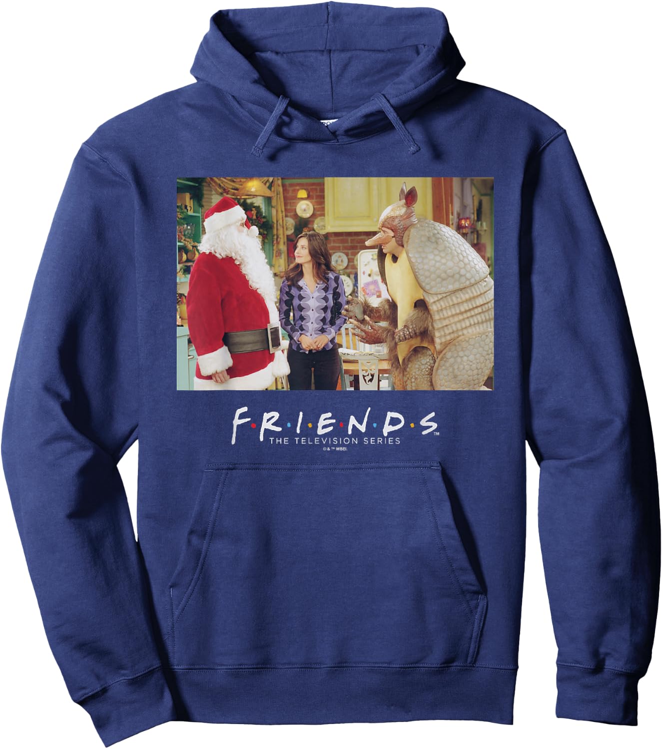 Friends Christmas Armadillo Hoodie - Hoodie | Navy